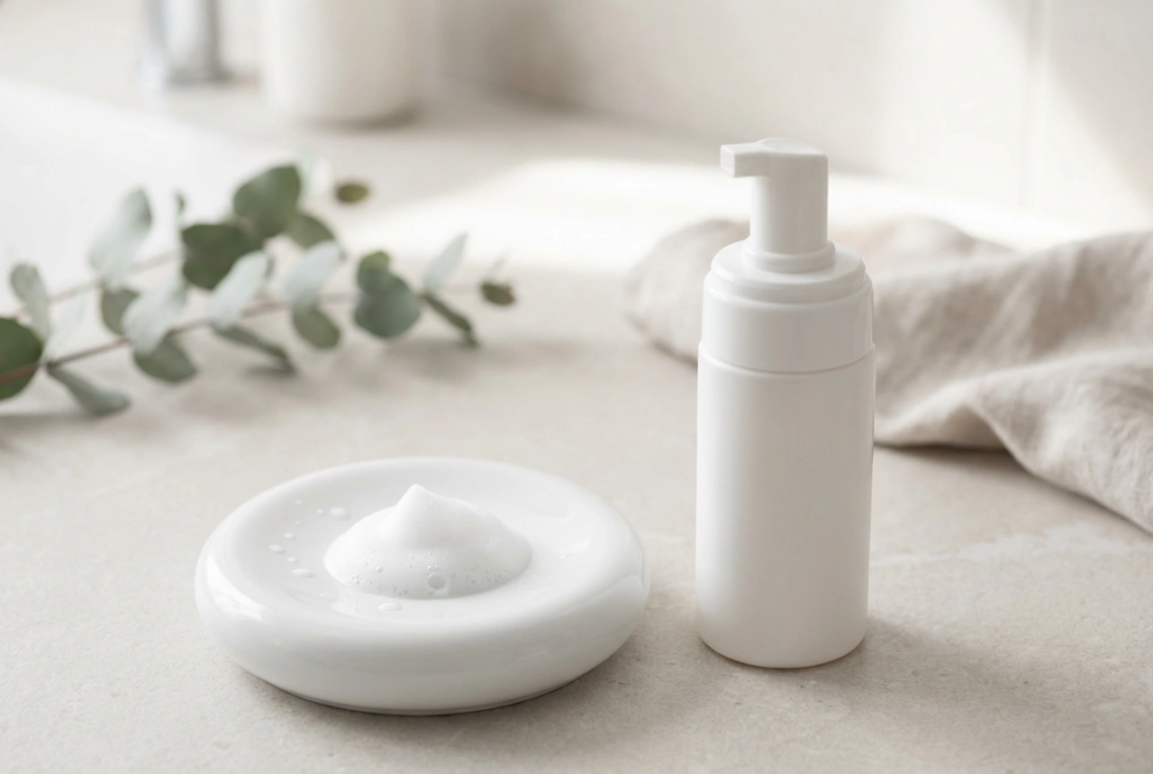 Reinigingsschuim voor het gezicht: een lichte formule die make-up en SPF verwijdert