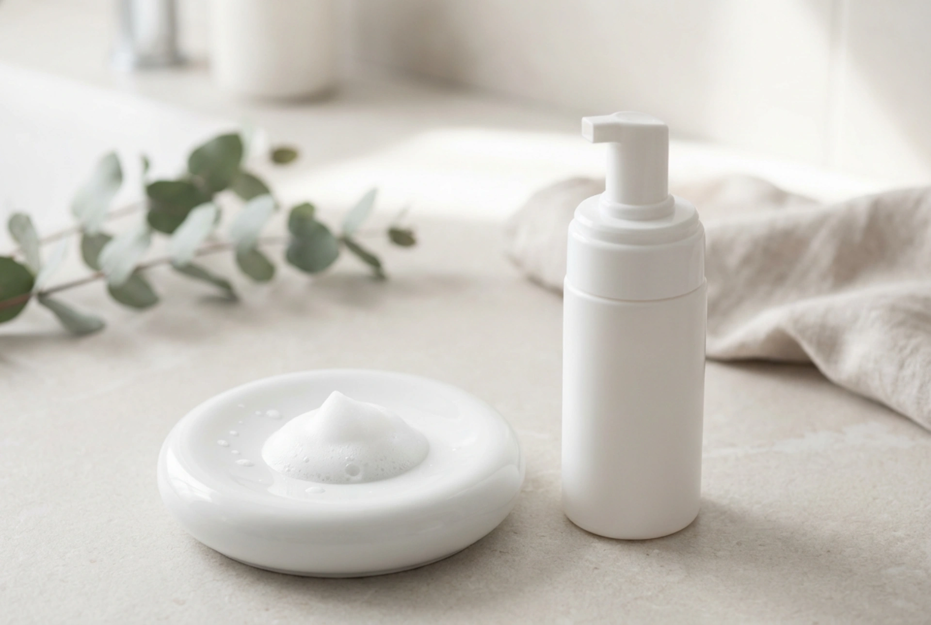 Reinigingsschuim voor het gezicht: een lichte formule die make-up en SPF verwijdert