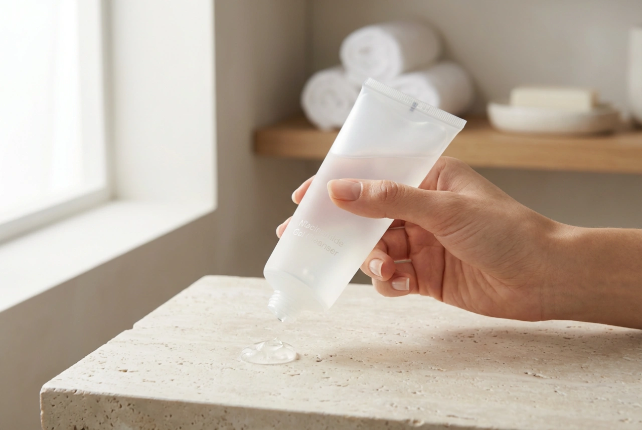 Niacinamide in gezichtsreinigingsgel: wanneer en hoe te gebruiken