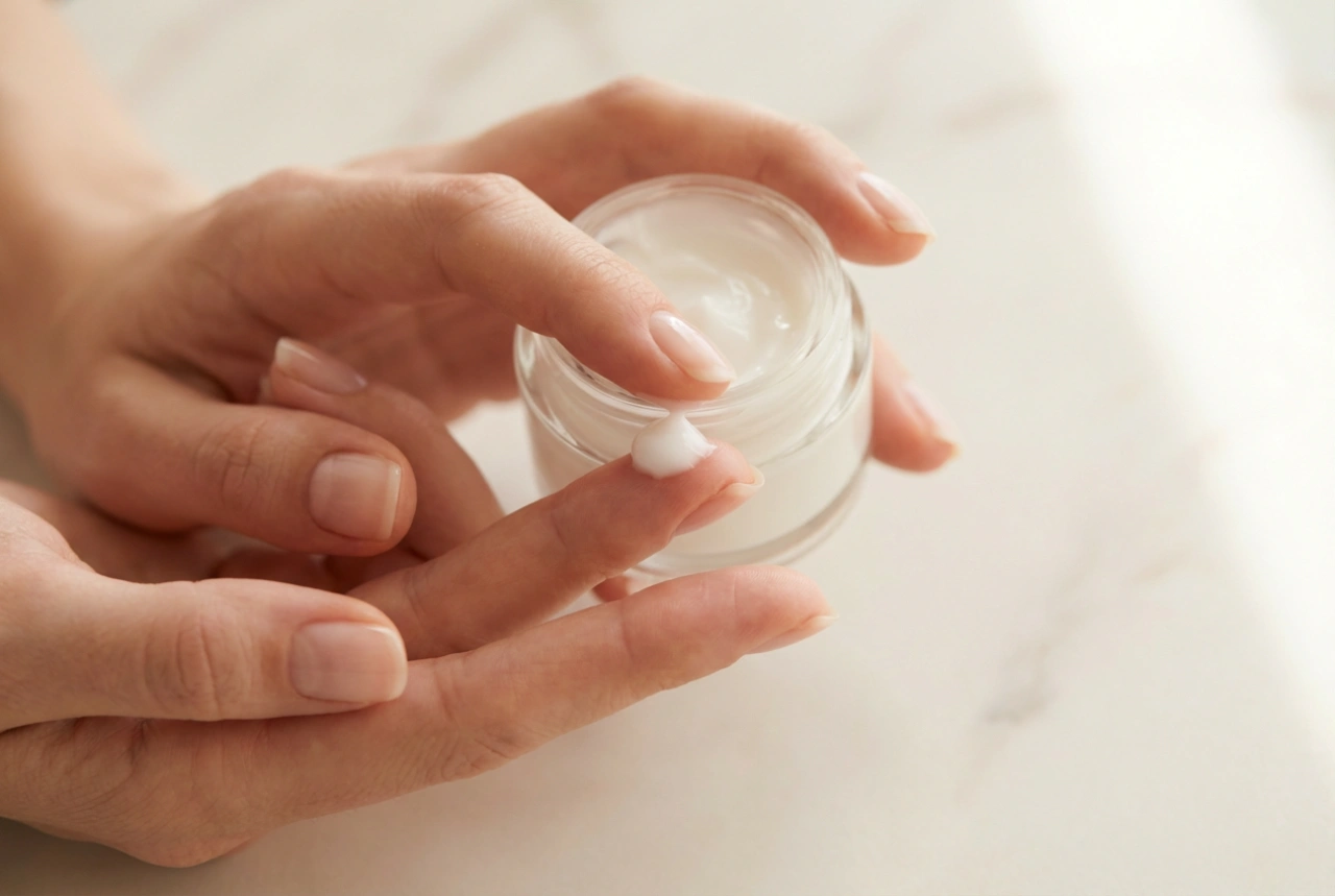 Hydraterende oogcrème: milde applicatie, hoeveelheid en frequentie