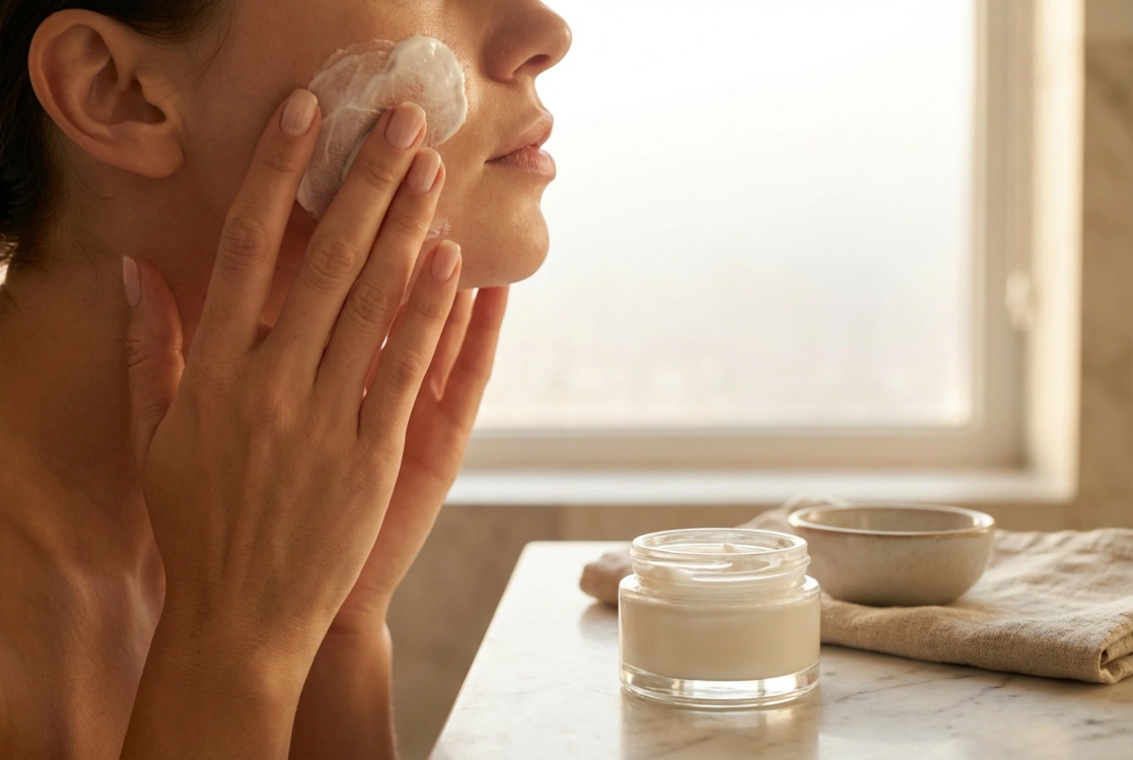 Nachtmasker voor het gezicht: huidvoorbereiding en applicatie