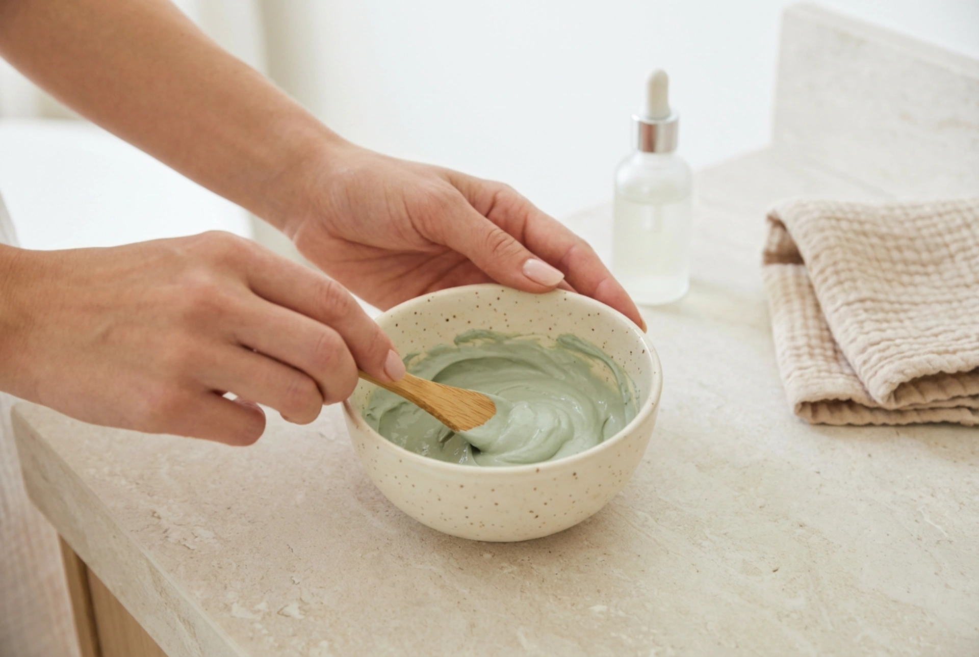 Klei masker voor het gezicht: mengen, aanbrengen en verwijderen zonder uitdroging