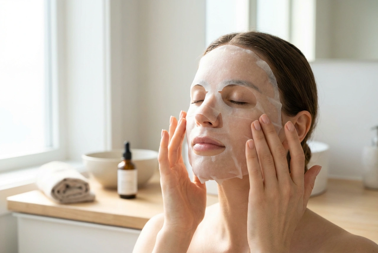 Sheetmaskers thuis gebruiken: perfecte pasvorm, inwerktijd en veelgemaakte fouten