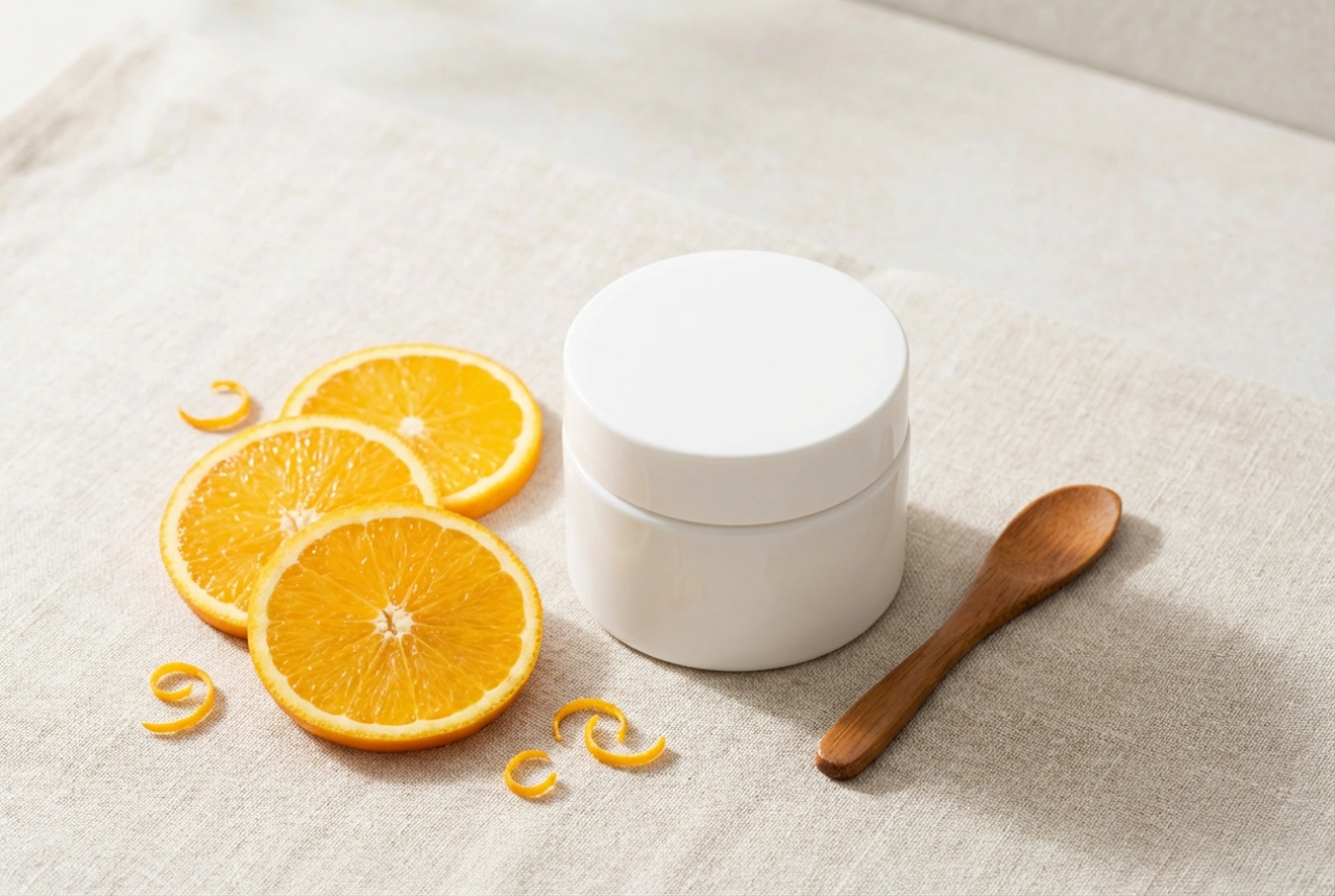 Vitamine C masker: verheldering, stabiliteit van het ingrediënt en toepassing