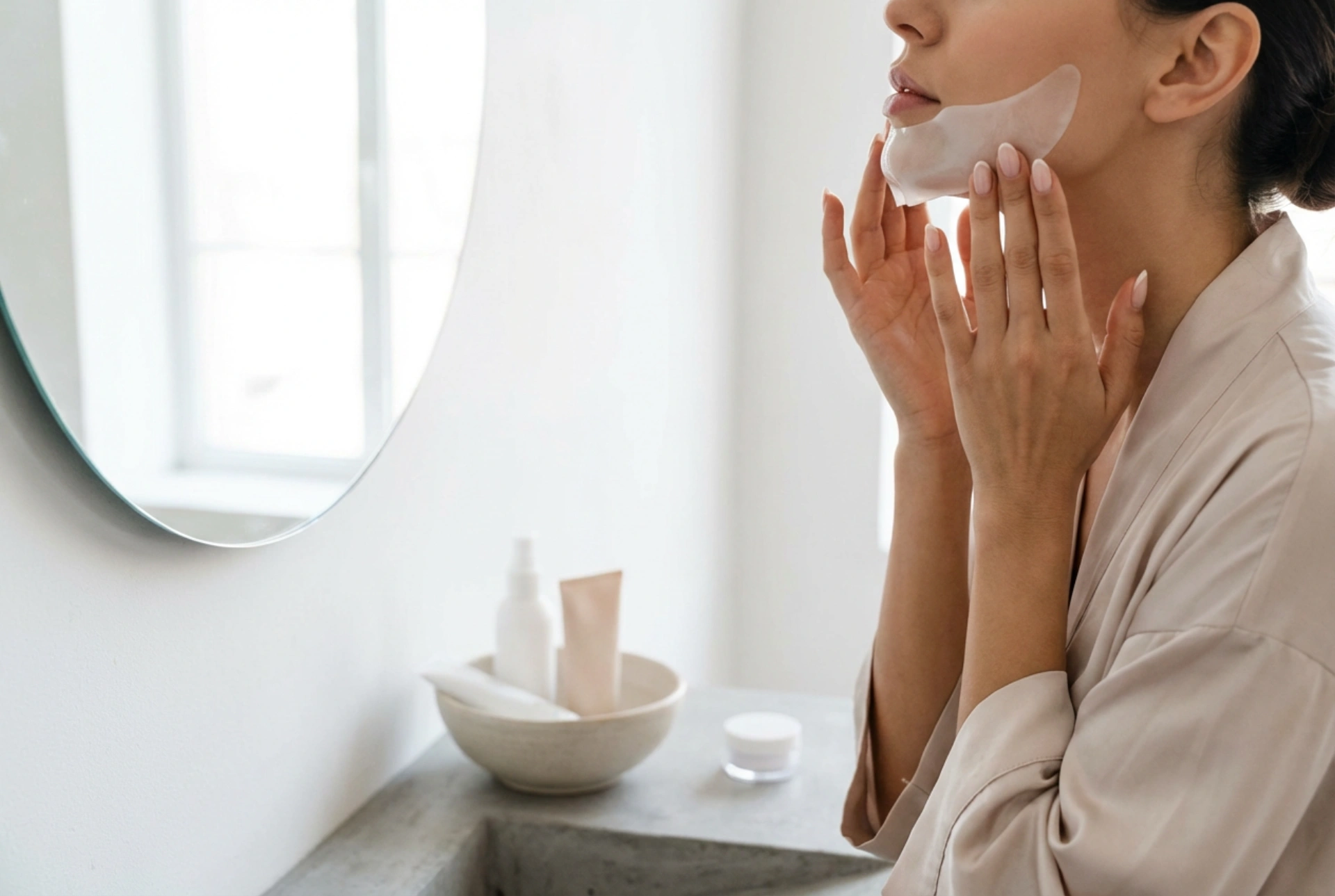 Maskers voor de kin: pasvorm, applicatie en verwijdering