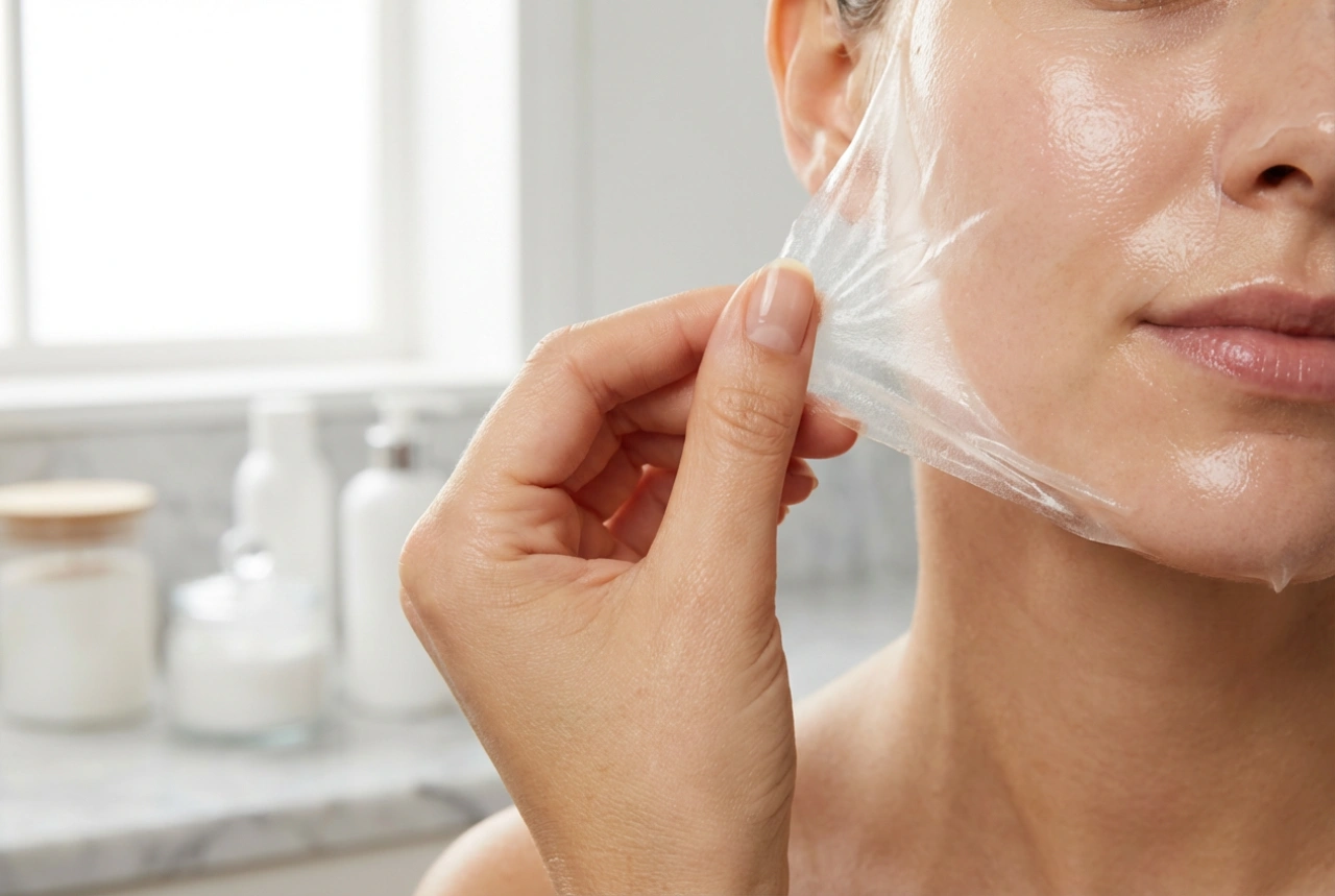 Peel-off masker: gelijkmatige laag, drogen en pijnloos verwijderen