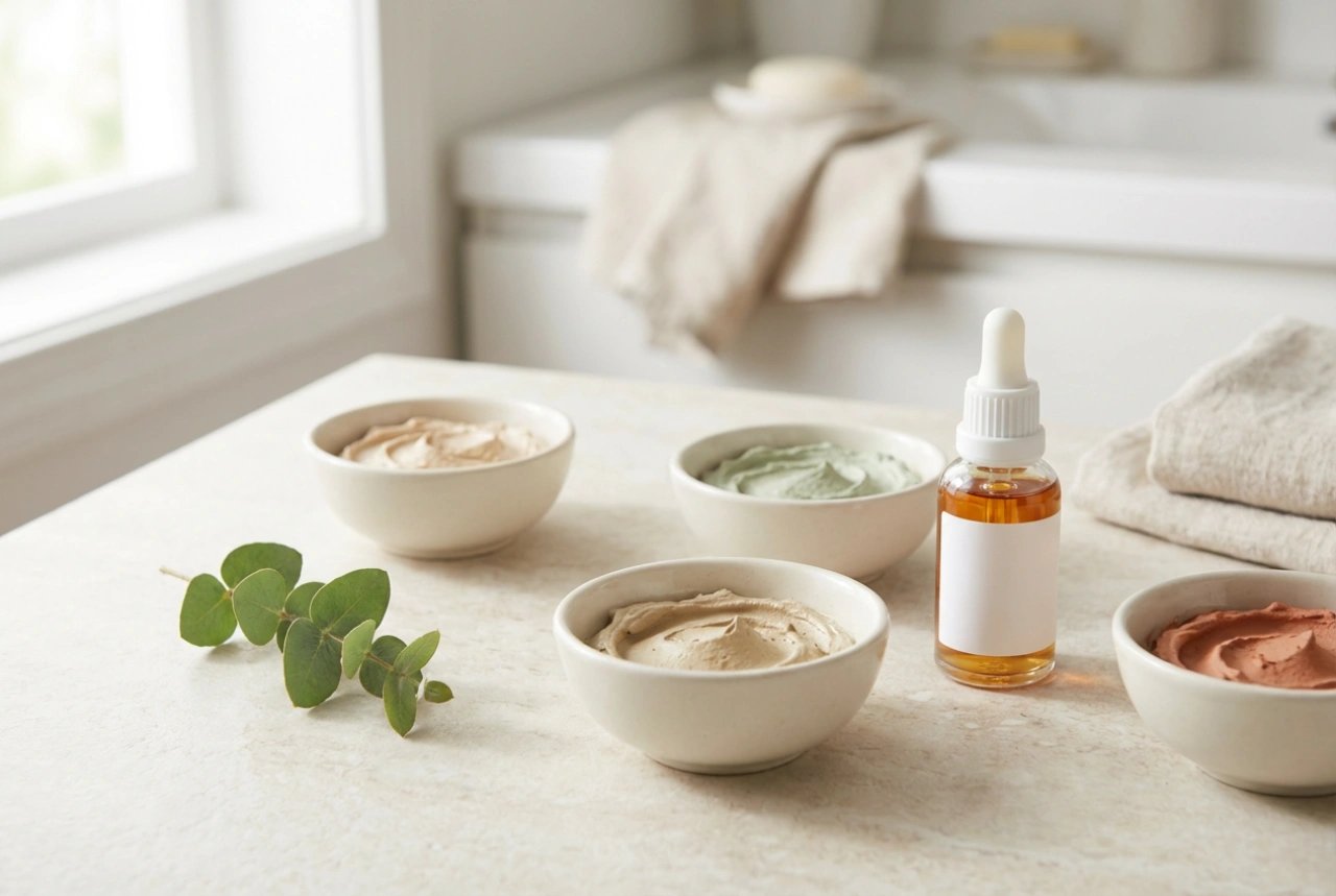 Kleimasker: soorten klei, inwerktijd en hydratatie van de huid