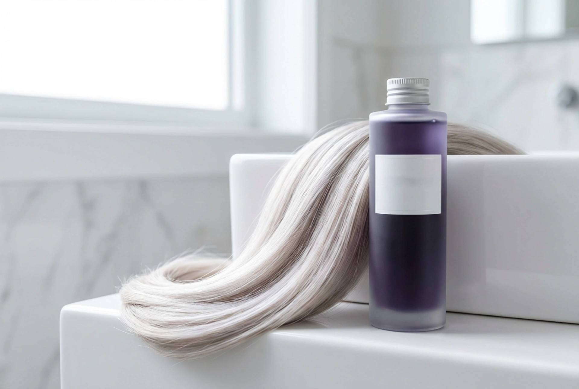 Hoe gebruik je een shampoo voor blond haar voor een heldere, koele toon