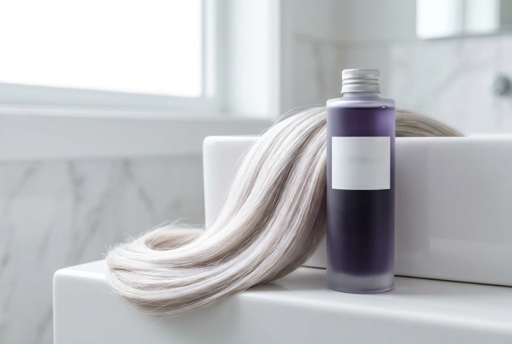 Hoe gebruik je een shampoo voor blond haar voor een heldere, koele toon