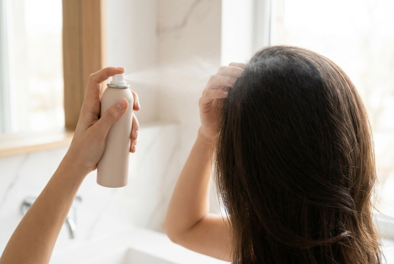 Droogshampoo gebruiken zonder witte waas: tips voor een frisse look