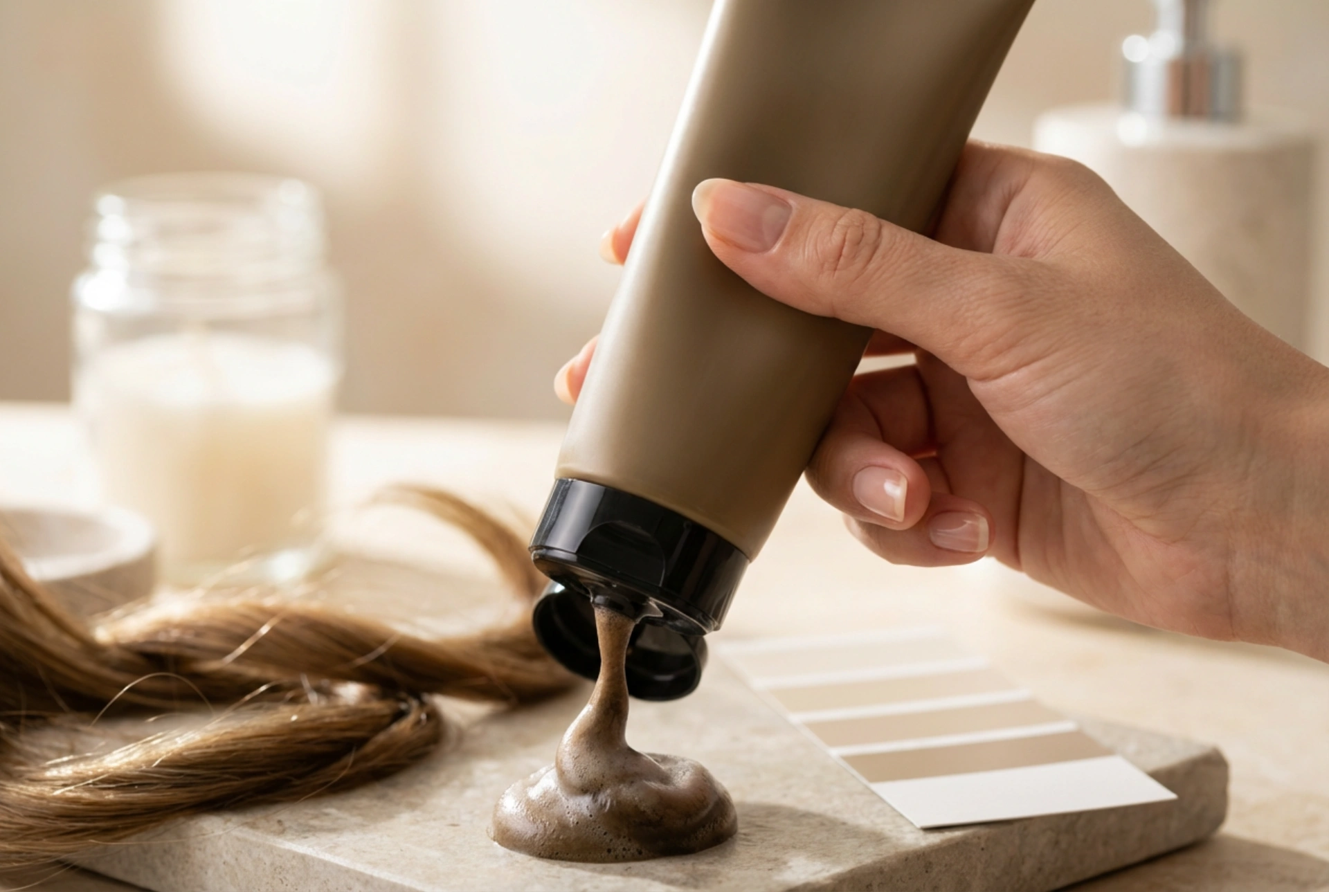 Kleurshampoo donkerblond: de juiste tint kiezen en aanbrengen
