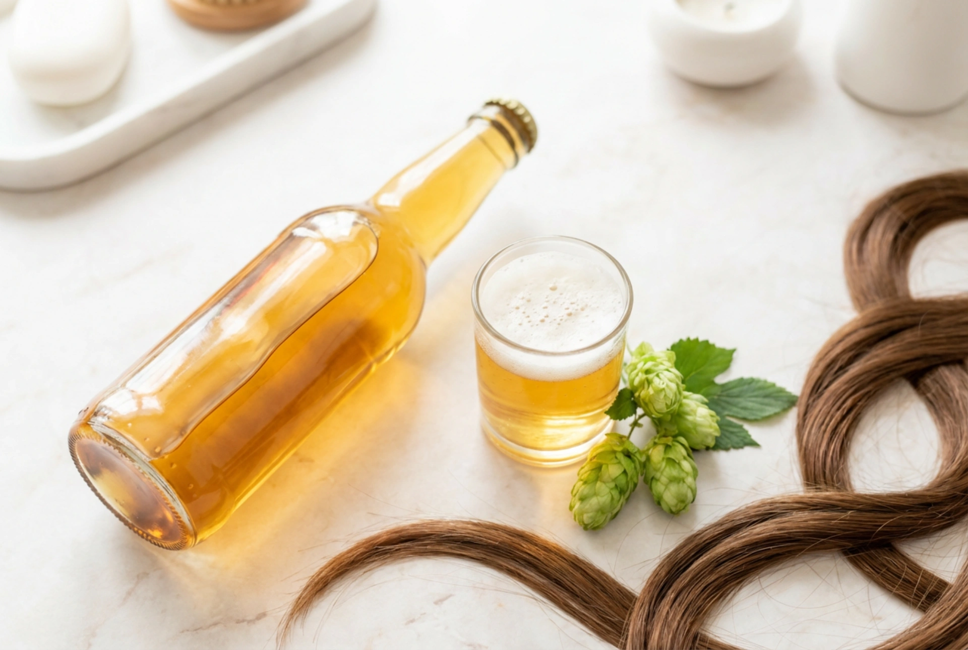 Biershampoo: de moeite waard en hoe te gebruiken zonder je haar uit te drogen