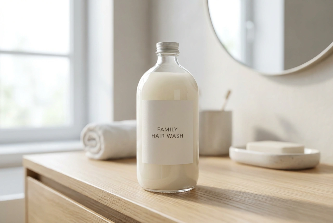 Familyshampoo: eenvoudige samenstelling, milde reiniging en zuinigheid