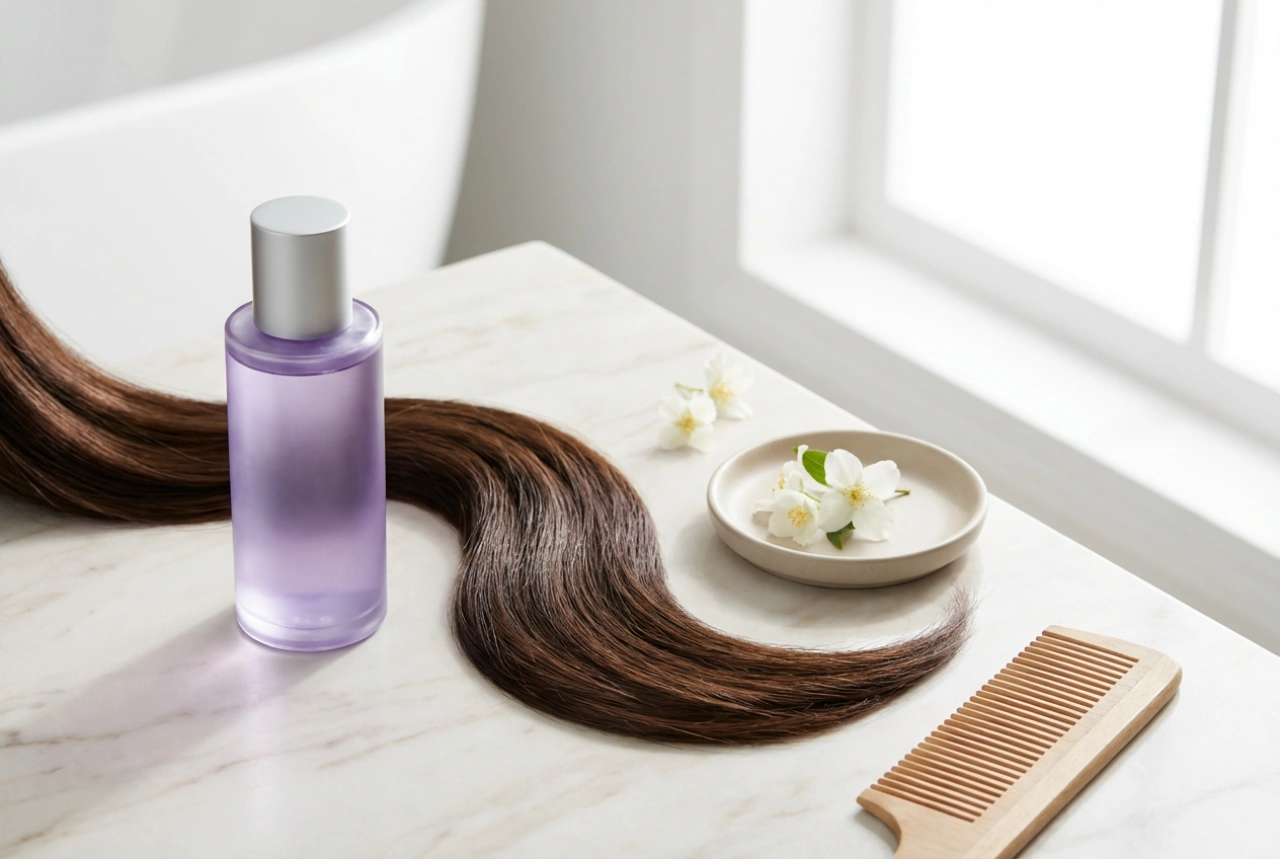 Paarse shampoo voor bruin haar: wanneer heeft het zin en hoe gebruik je het?