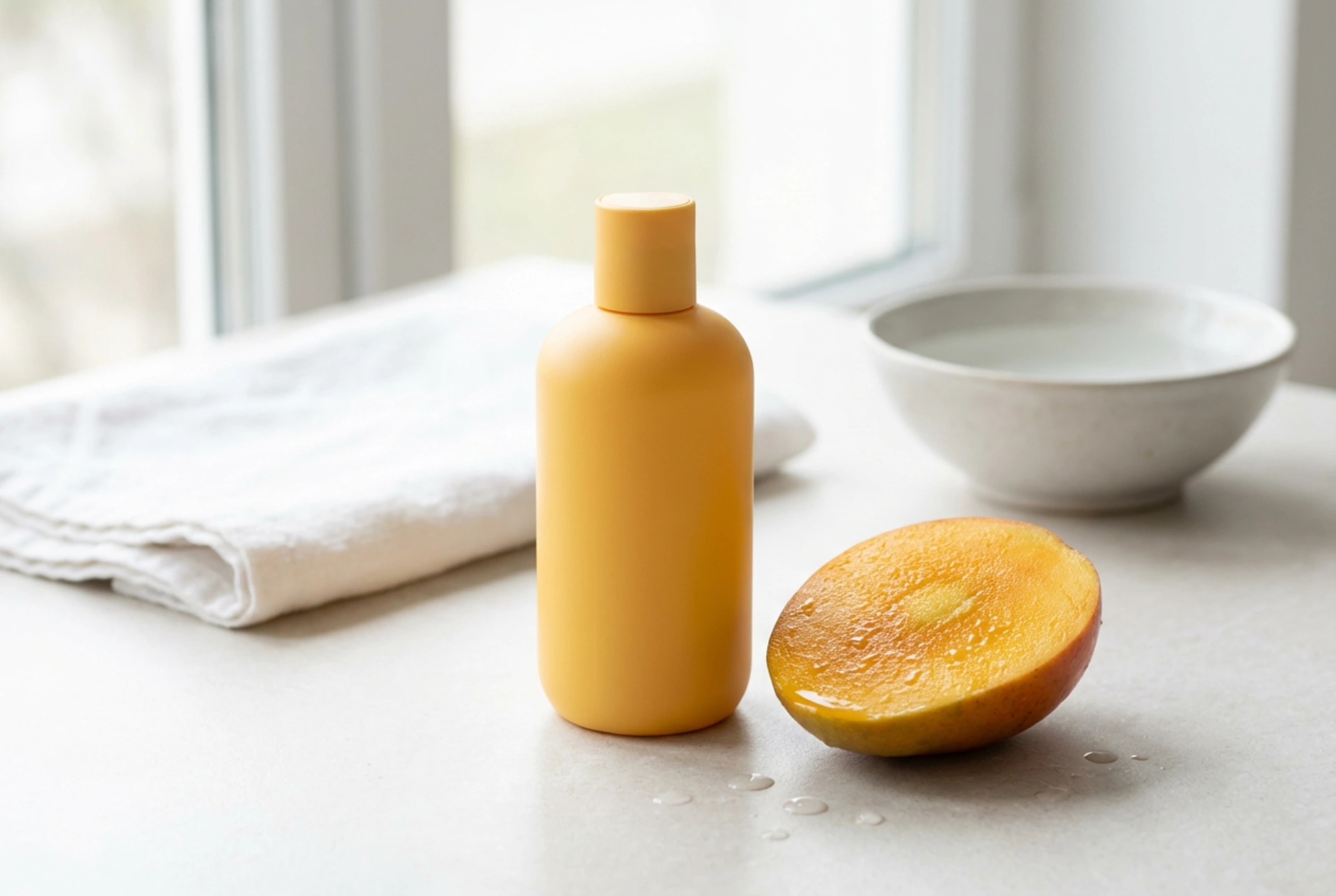 Mangoshampoo: zachte reiniging en geurige verfrissing voor het haar