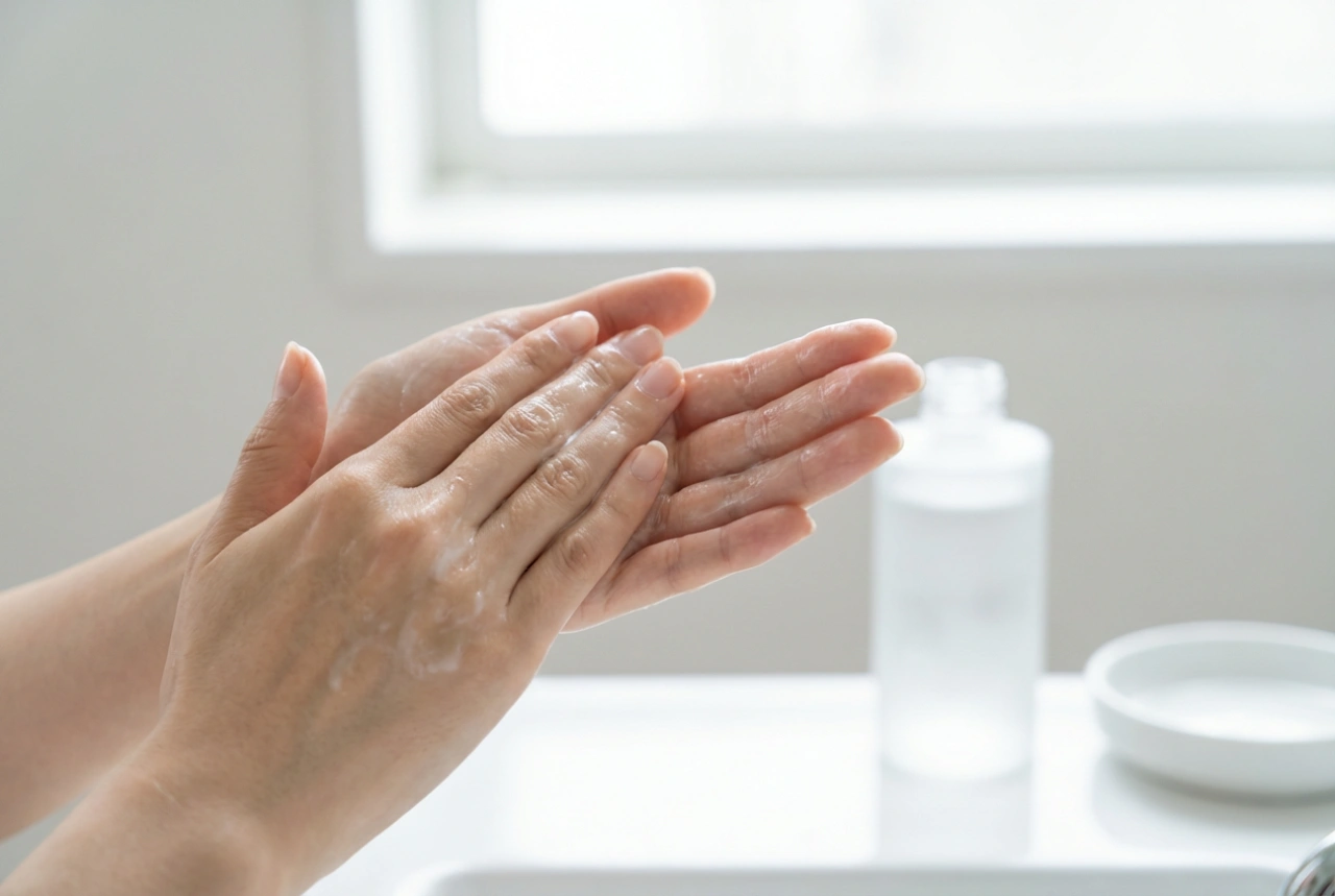 Reinigingsolie stap voor stap: massage, emulgeren, afspoelen