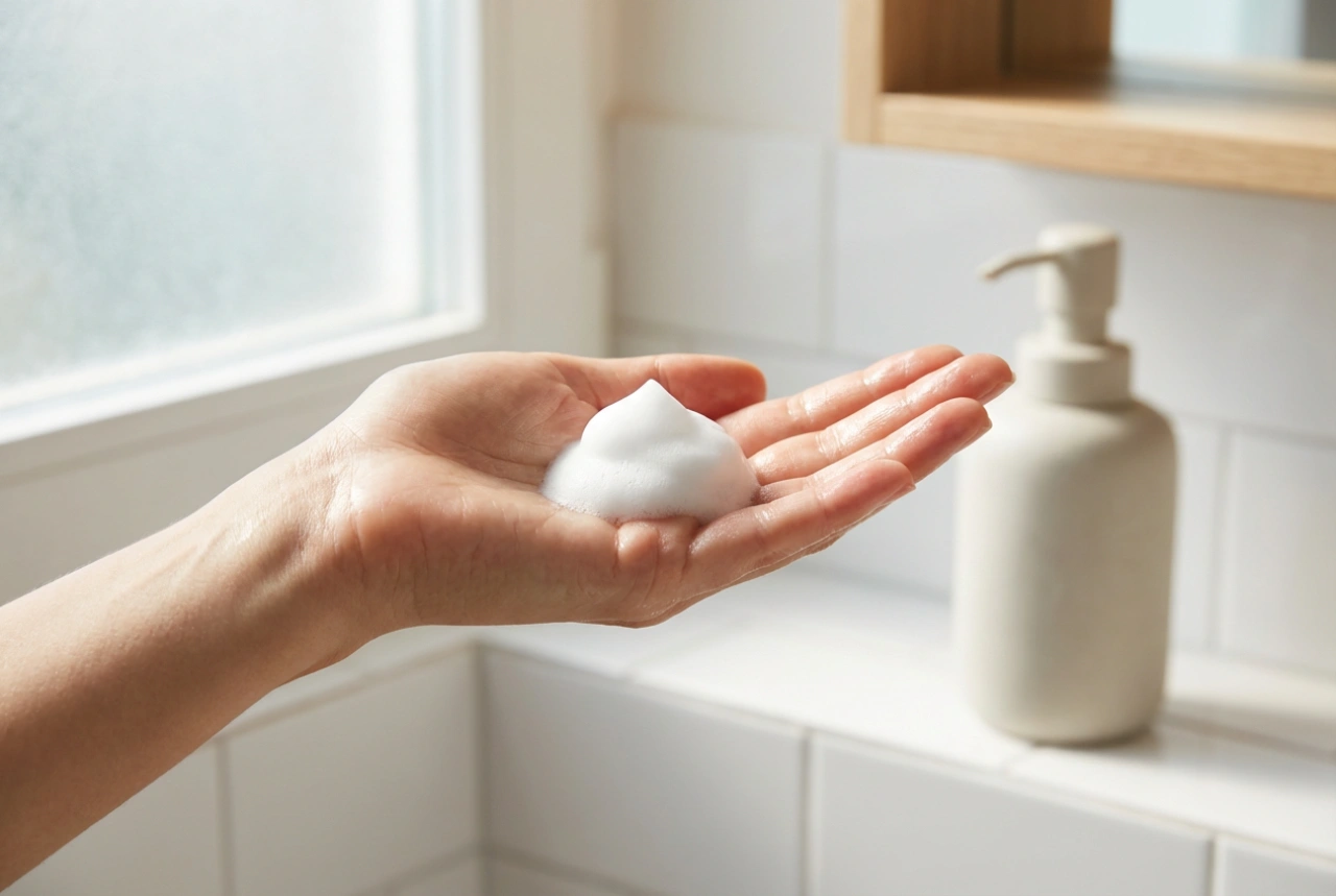 Reinigingsschuim: een lichte manier voor een schone huid, stap voor stap