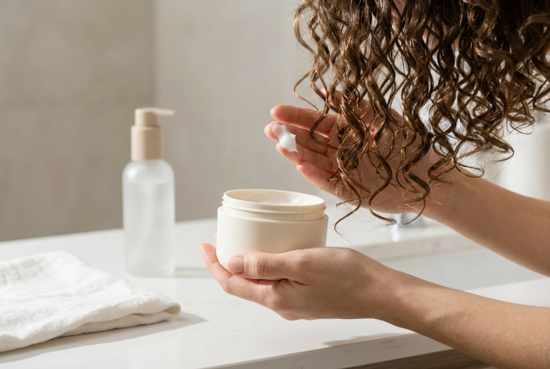 Leave-in conditioner voor krullend haar: de LOC/LOG-applicatiemethode
