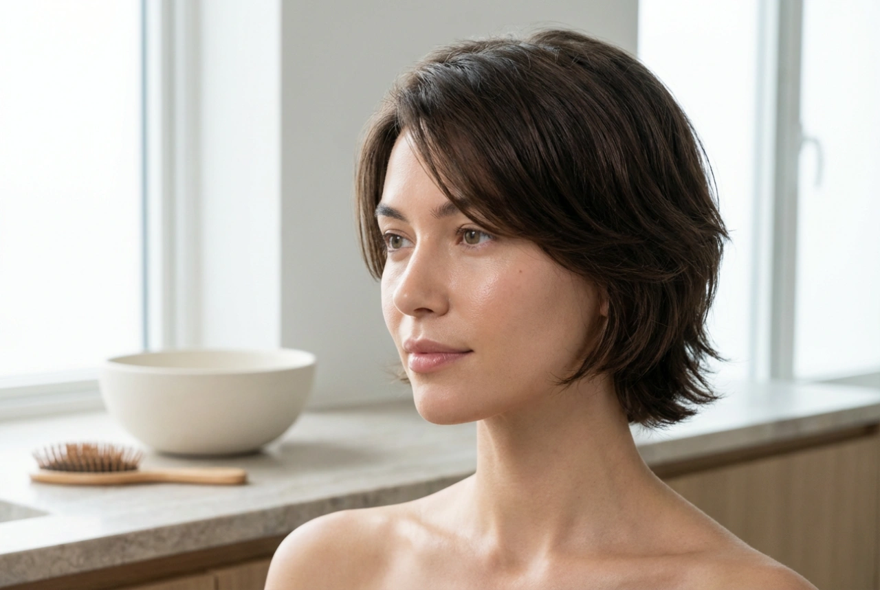 Korte dameskapsels zonder styling: snit, verzorging en natuurlijk drogen