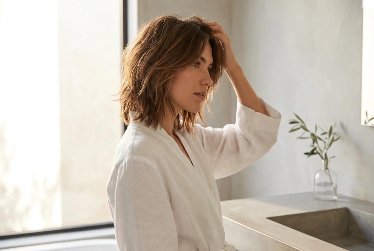 Een rond gezicht en een kapsel: hoe je de verhoudingen kunt modelleren met een knipbeurt en styling