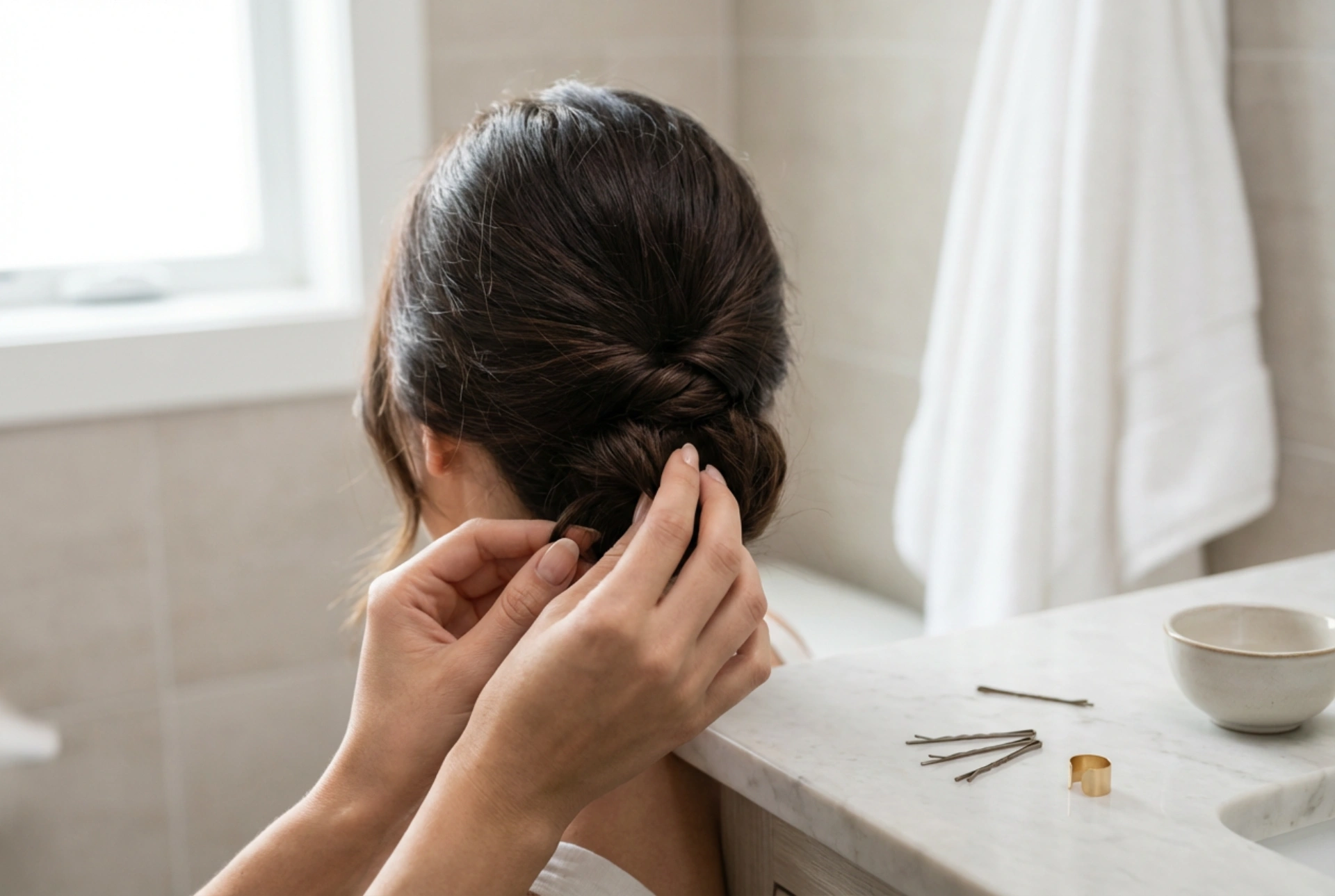 Trouwkapsels: hoe je zelf stap voor stap een elegant opgestoken kapsel maakt
