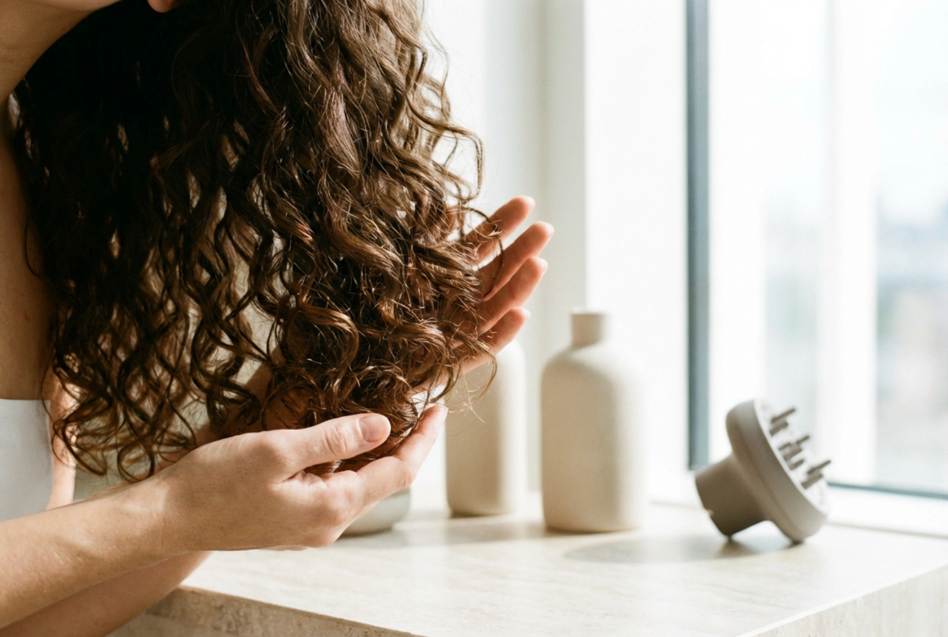 Krullend haar stylen zonder pluis: technieken, producten en drogen