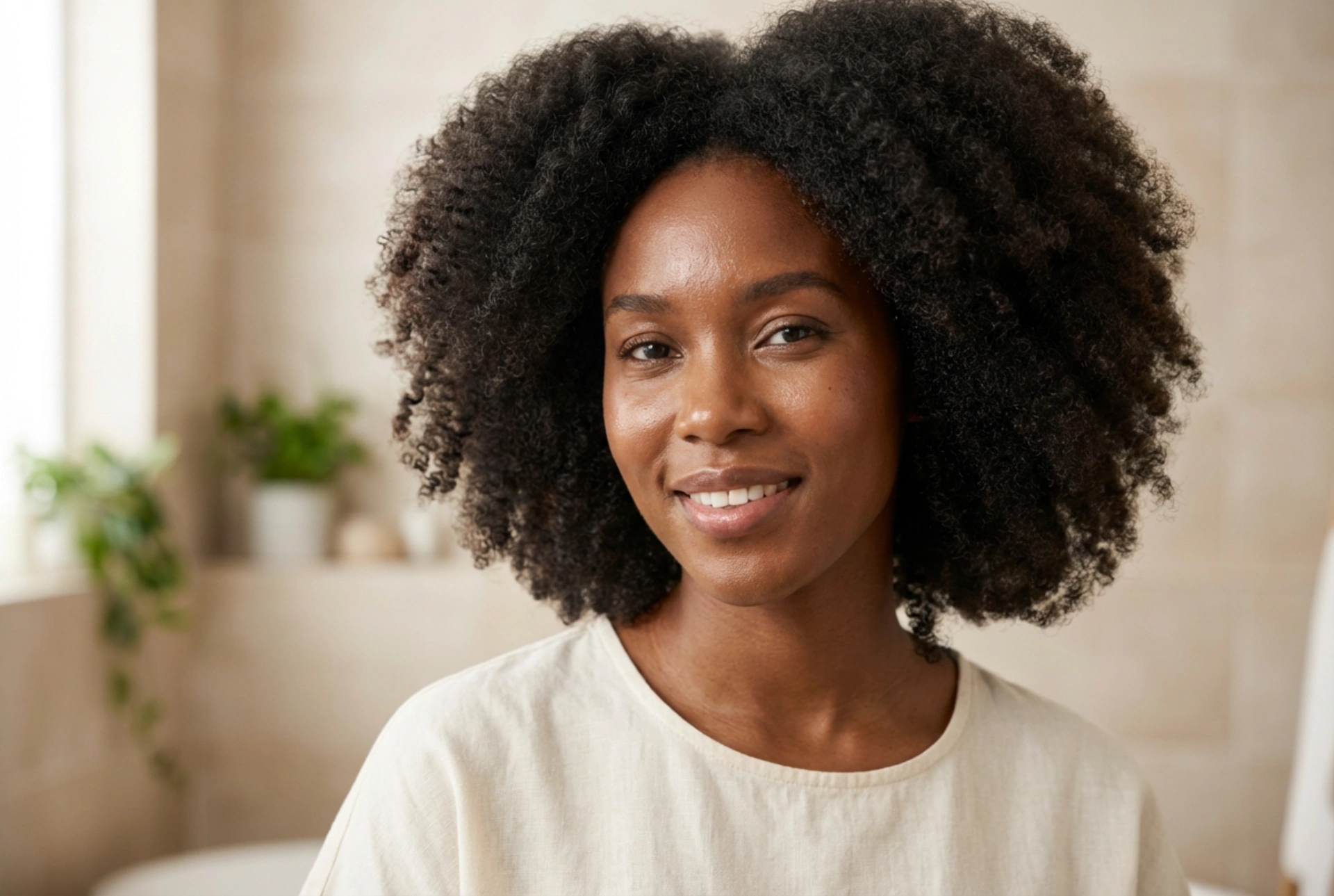 Een afro-kapsel voor elke dag: kruldefinitie, volume en fixatie