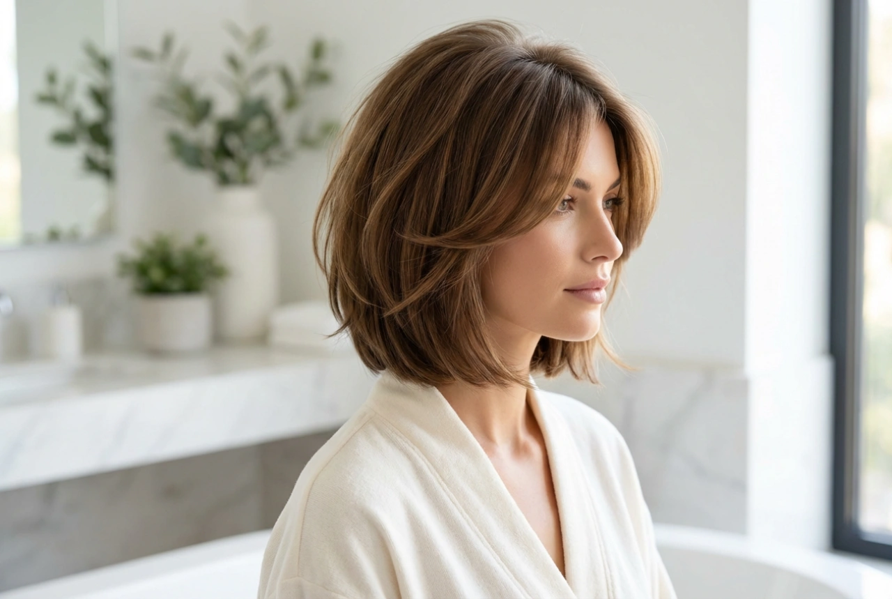 Kapsels voor een rond gezicht: snit en styling die het gezicht optisch verlengen