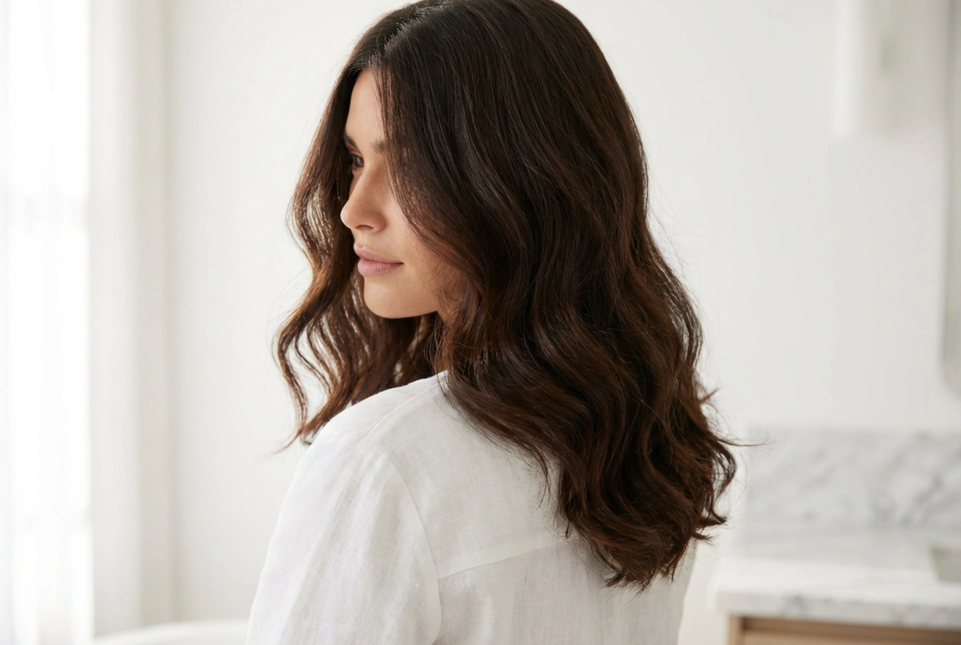 Kapsels voor brunettes: vorm, glans en volume zonder verzwaring