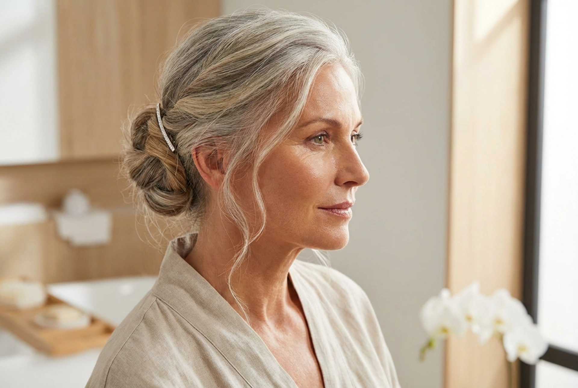 Kapsel voor de moeder van de bruid: Tijdloze en elegante ideeën