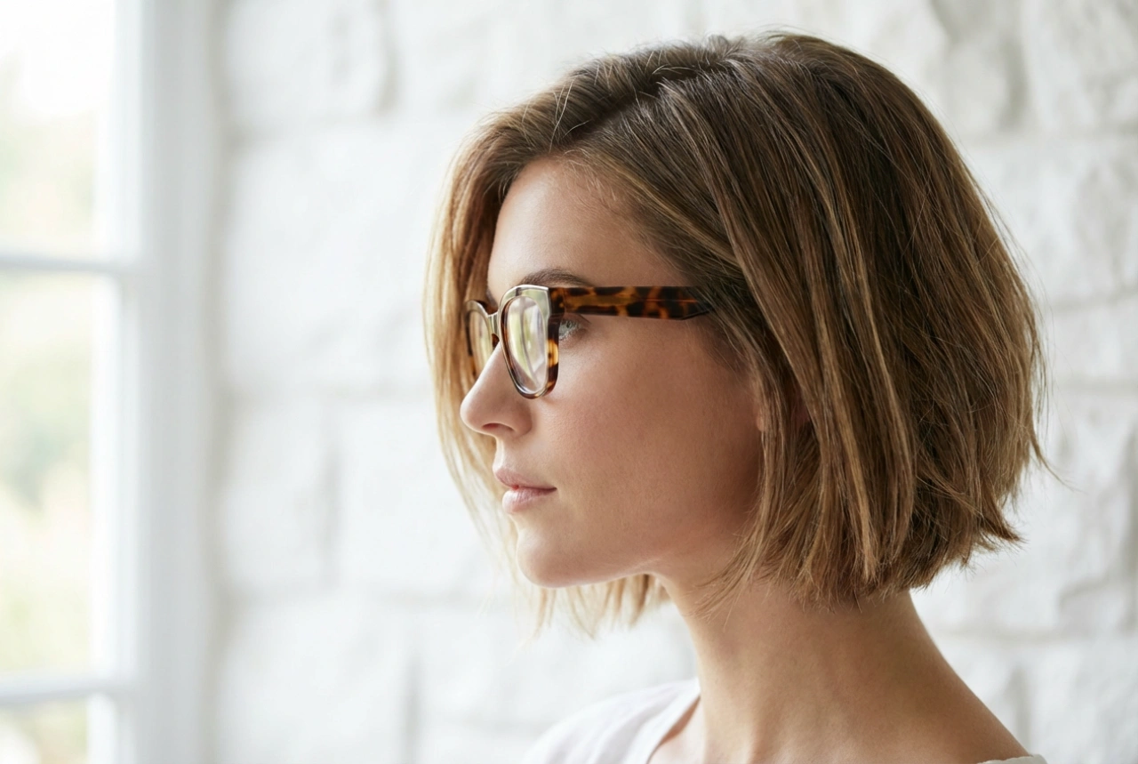 Kapsel voor een bril: hoe je montuur, snit en styling op elkaar afstemt