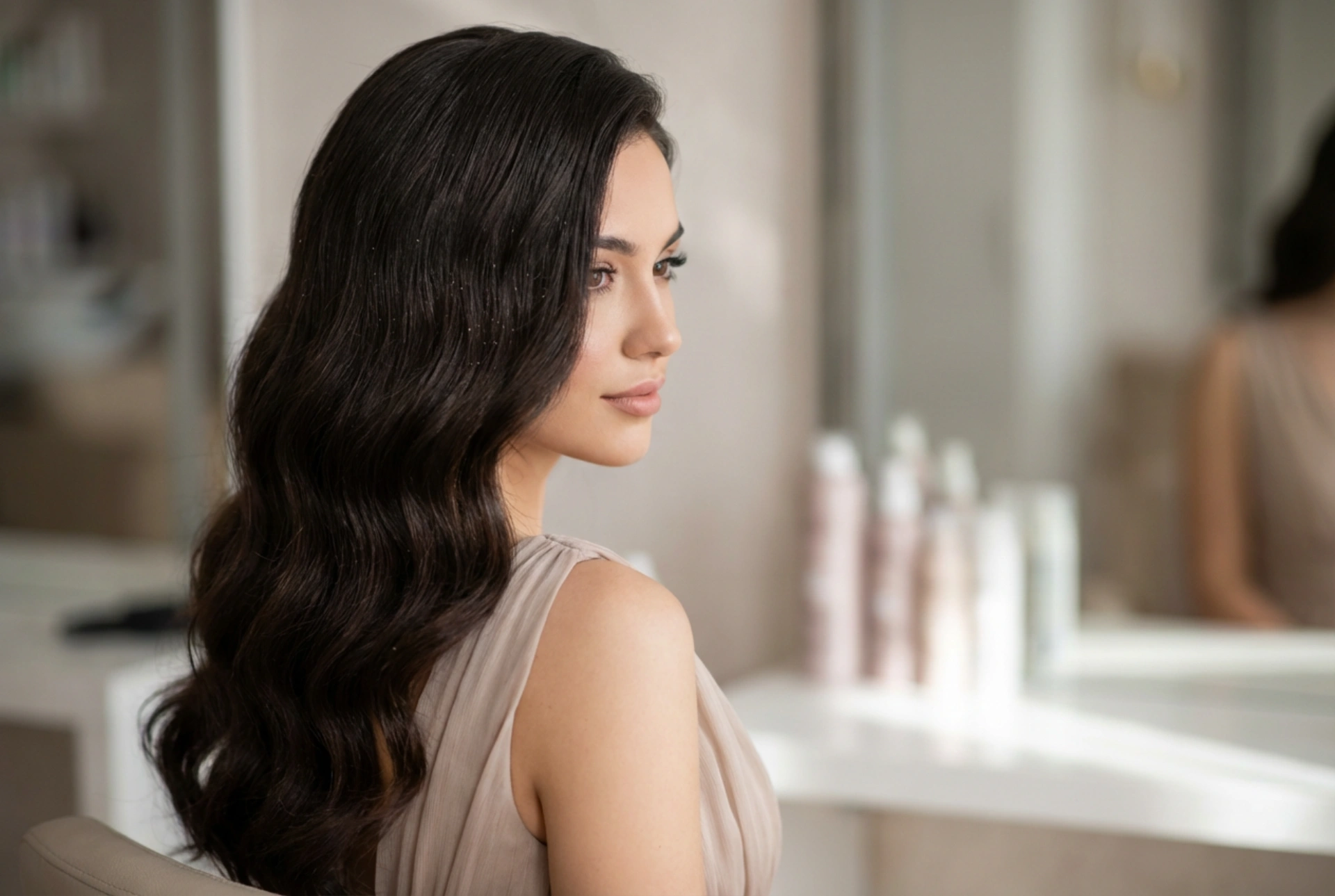 Feestkapsel voor lang haar: Hollywood golven en opsteekkapsels