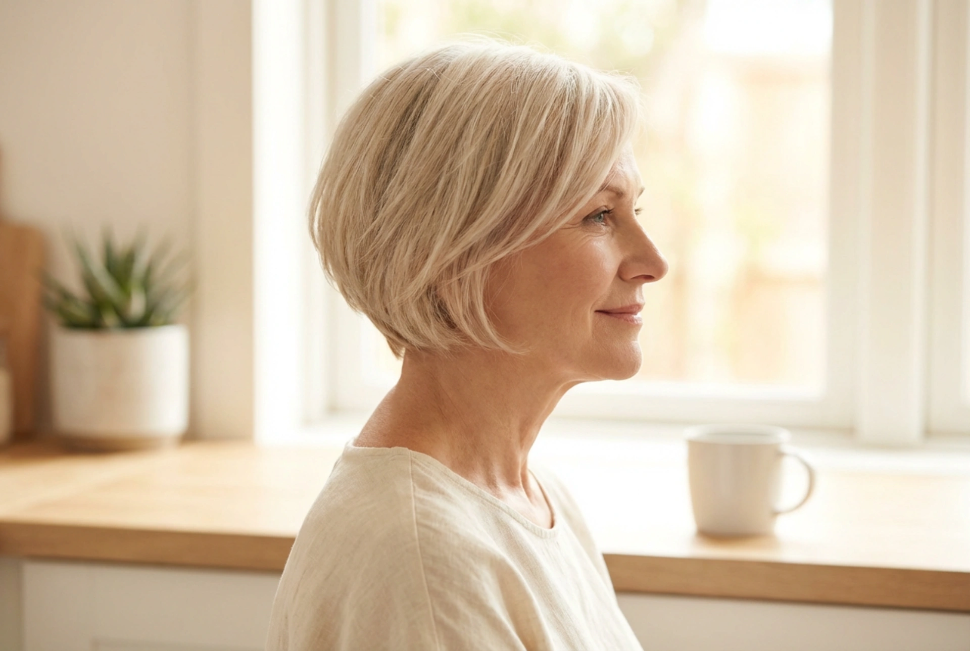 Kapsels voor vrouwen boven de vijftig: lichte snitten en eenvoudige styling