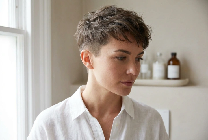Een gedurfde alledaagse look: kapsels met geschoren zijkanten en hun afwerking