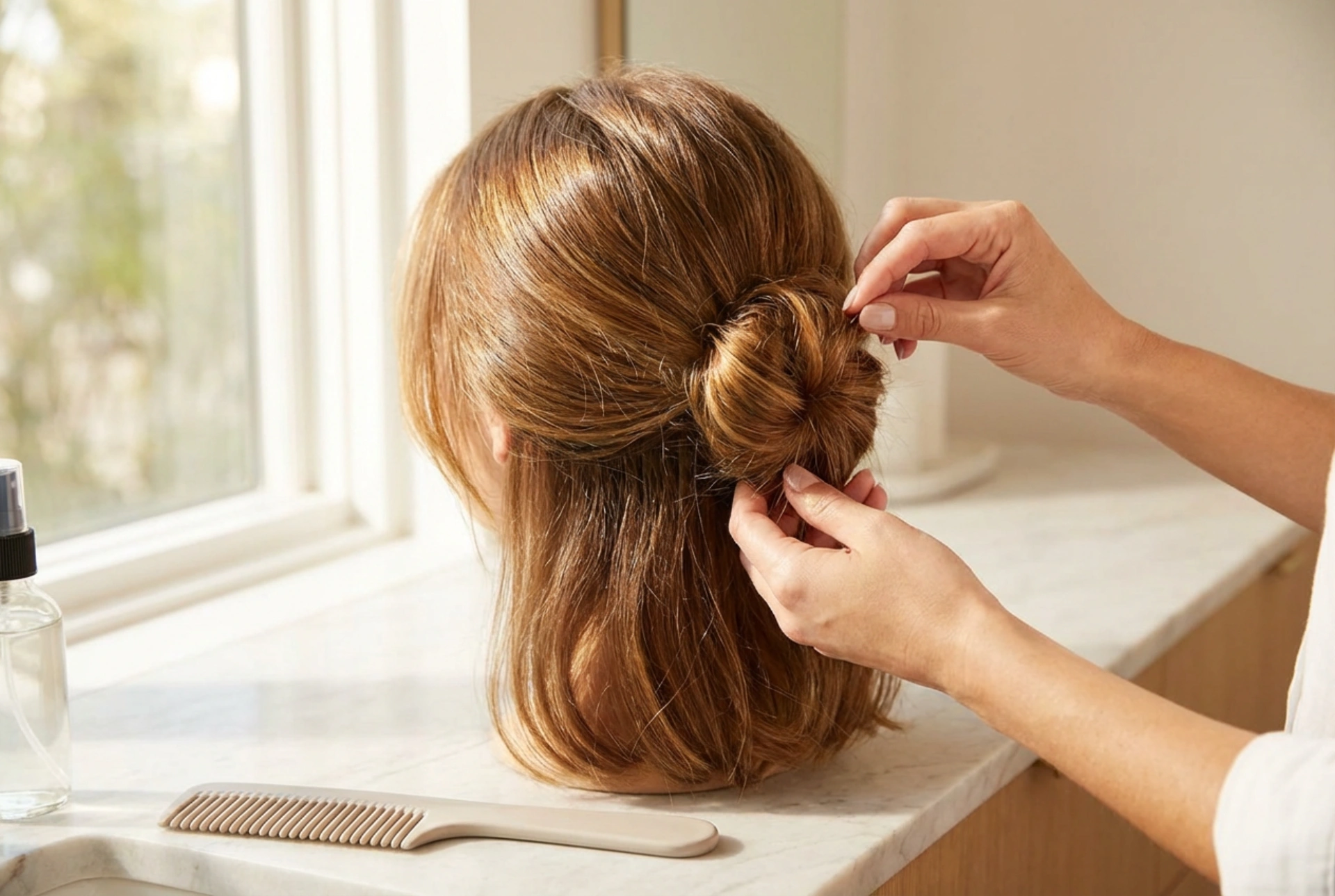 Dagelijks en feestelijk: kapsels voor halflang haar in 5 eenvoudige stappen