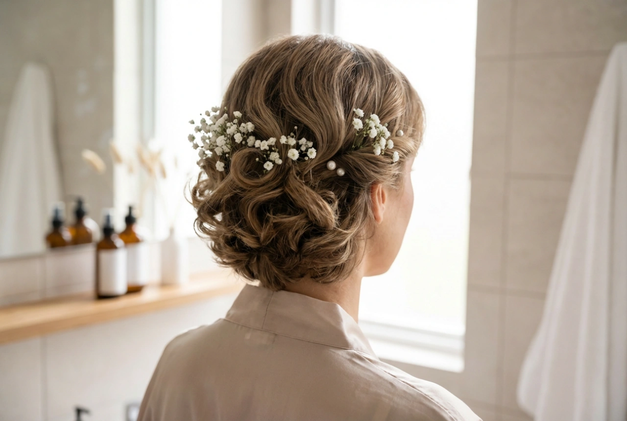 Kort haar voor de bruiloft: Bruidskapsels voor kort haar stap voor stap