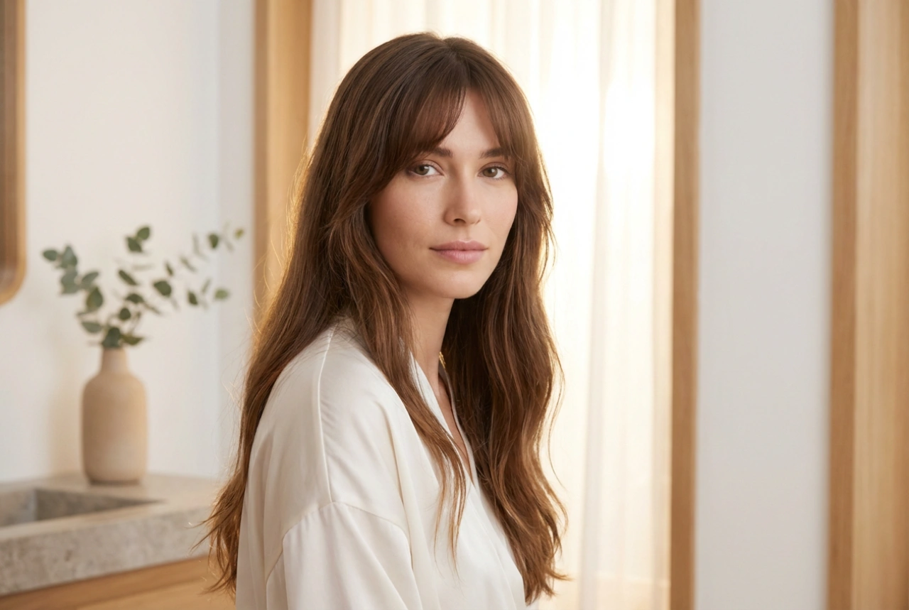 Harmonie in proportie: de pony bij lang haar en dagelijkse styling