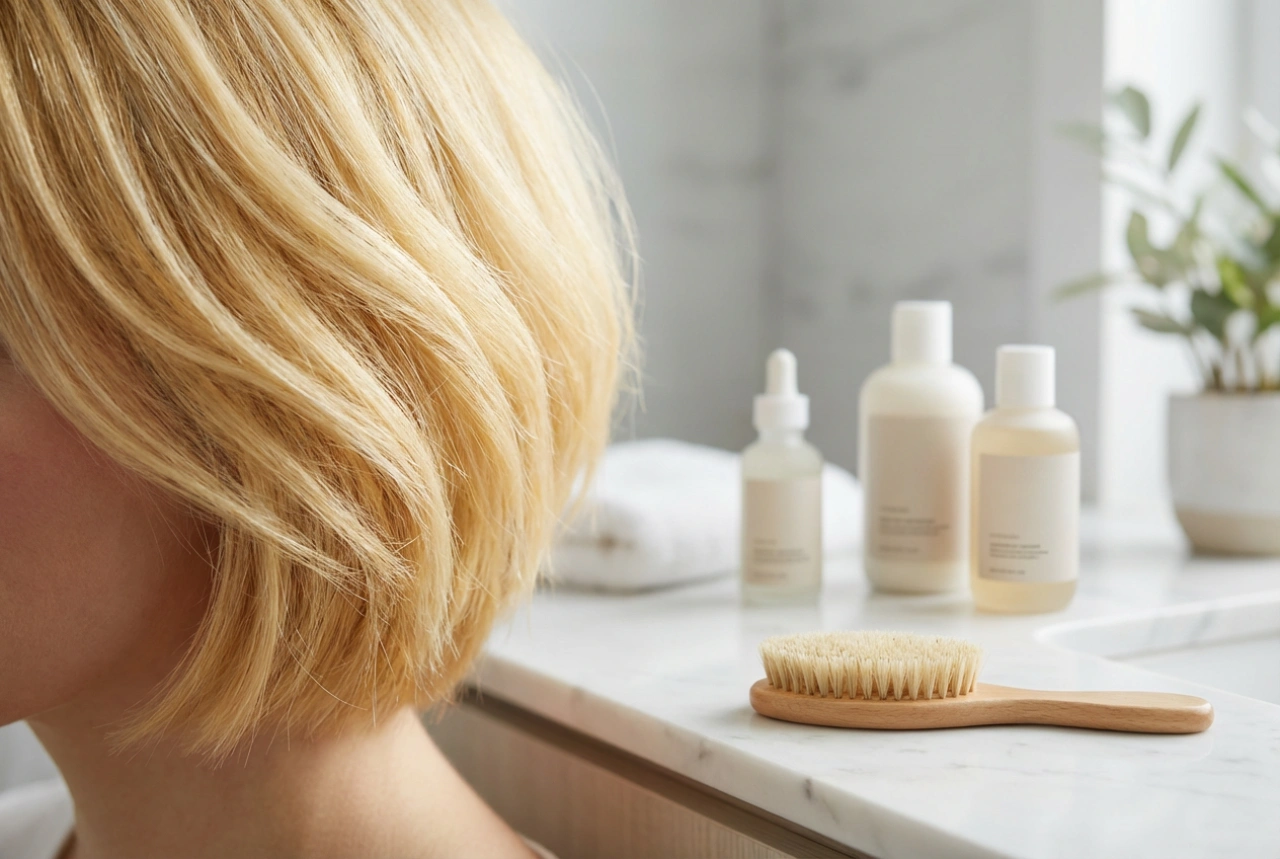 Kort blond haar voor dames: kleurverzorging en snelle styling