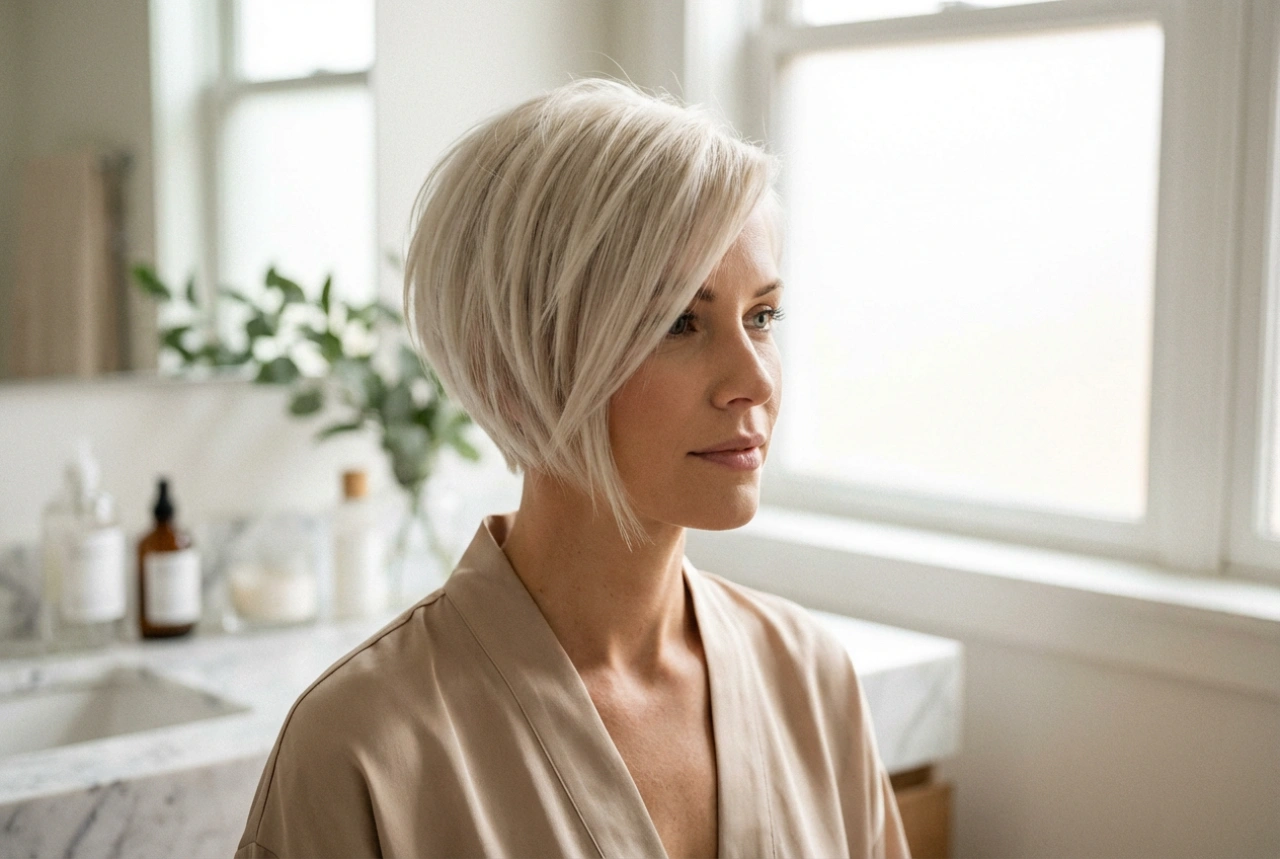 Asymmetrische korte kapsels: hoe te stylen voor de juiste proporties