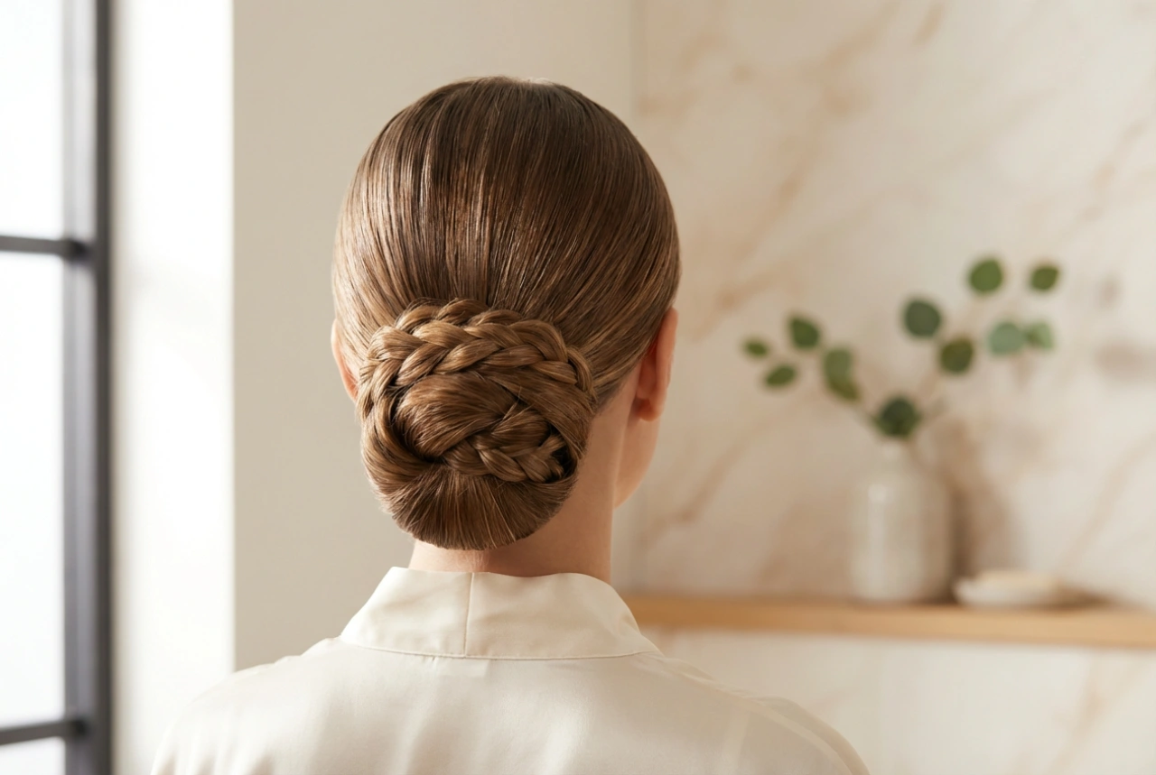 Opgestoken kapsels voor lang haar: elegante vlechten, een lage knot en half-opgestoken haar