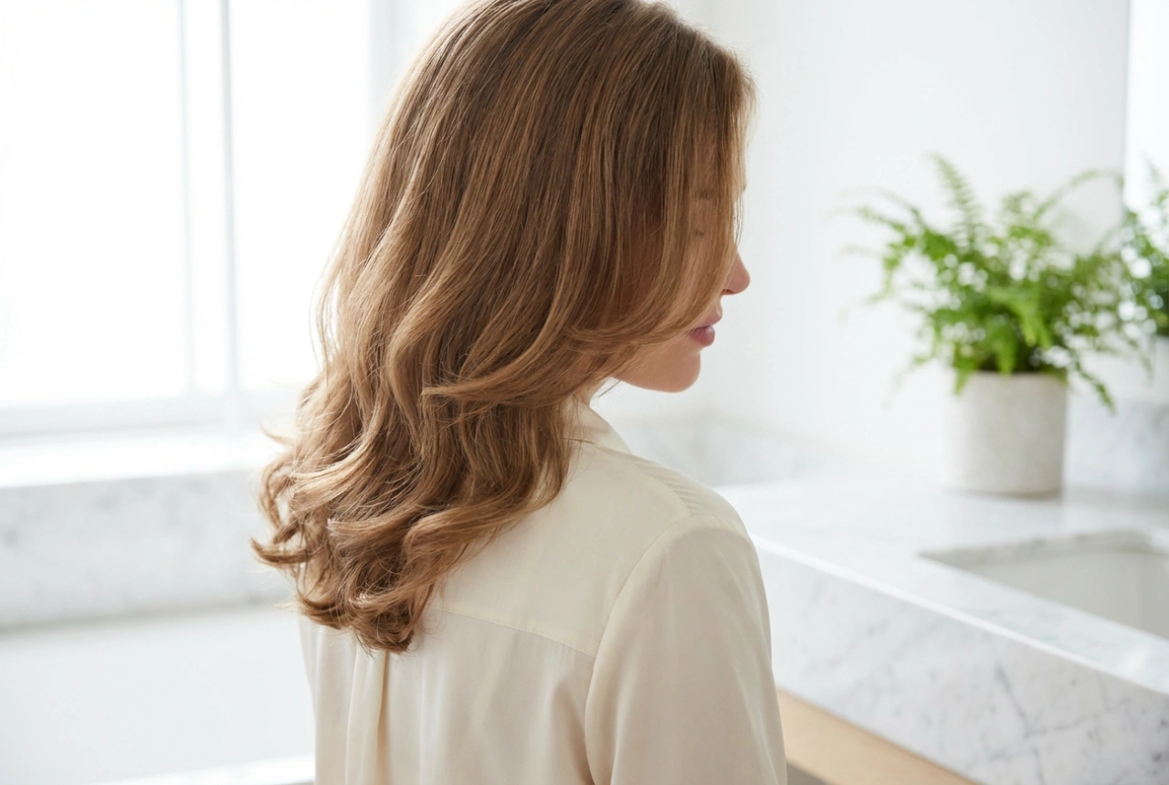 Gelaagd haar: dagelijkse styling, volume en bescherming van de punten
