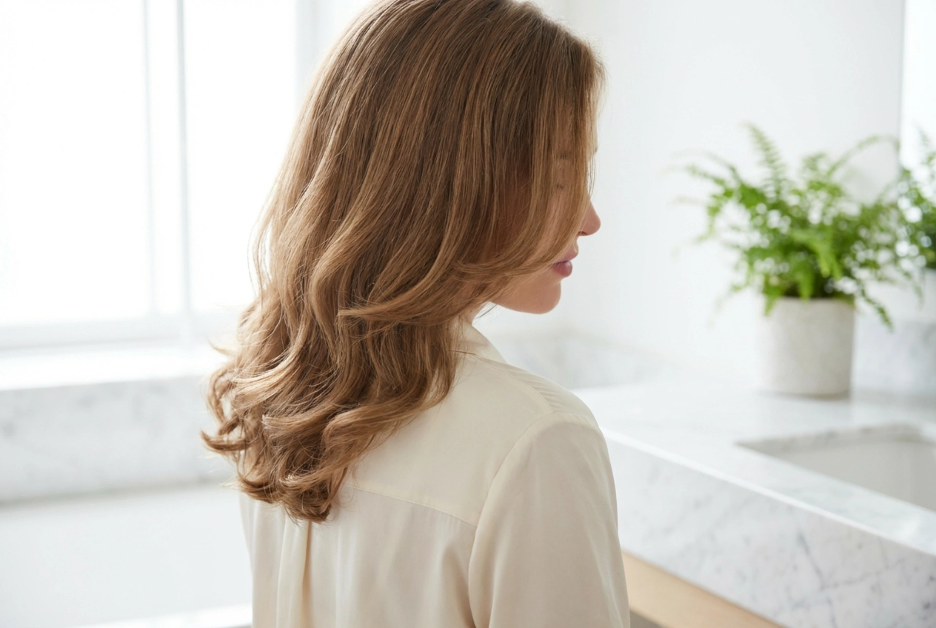 Gelaagd haar: dagelijkse styling, volume en bescherming van de punten