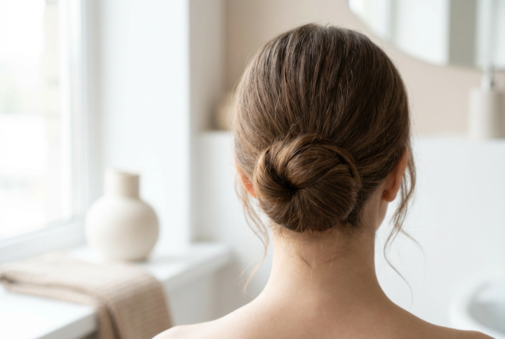 Chignon stap voor stap: een gladde, nonchalante en lage knot maken