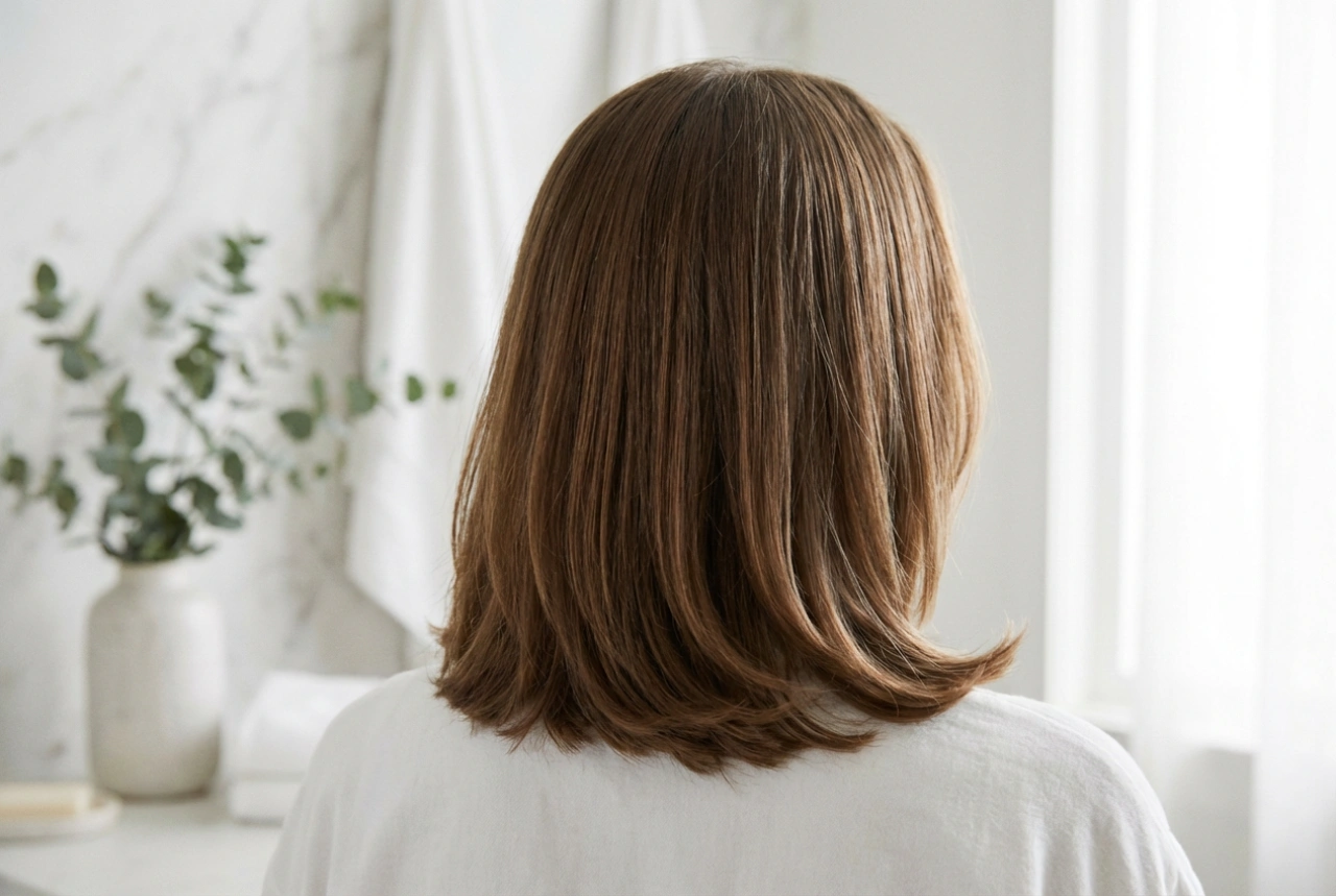 Gelaagd steil haar: hoe geef je beweging en controleer je de haarpunten