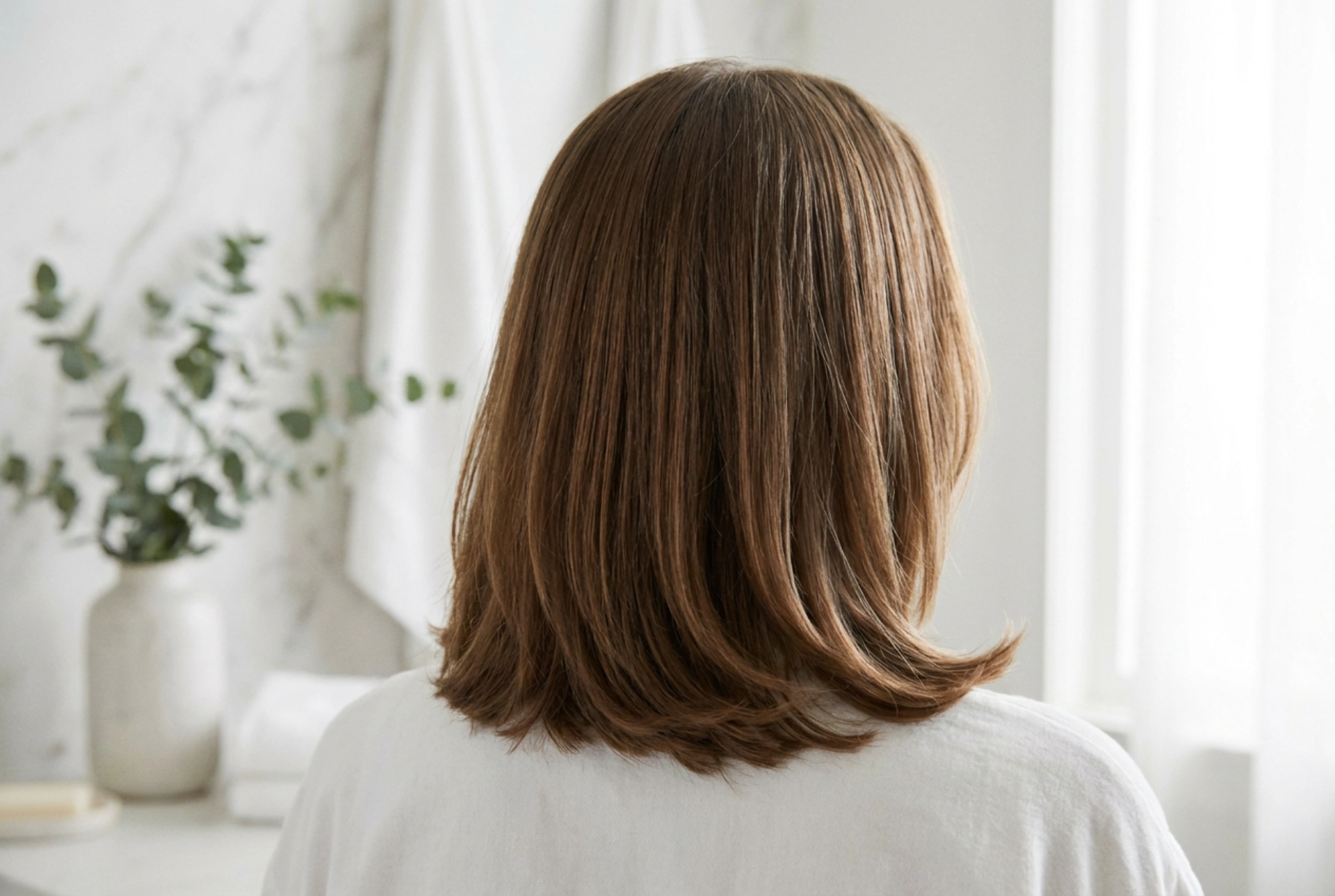 Gelaagd steil haar: hoe geef je beweging en controleer je de haarpunten