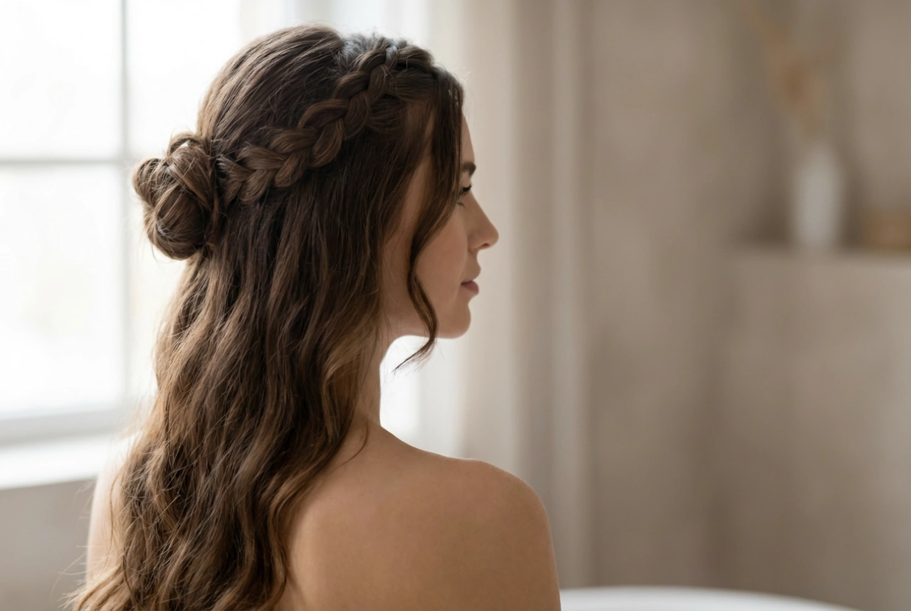 Mooie kapsels voor lang haar: eenvoudige vlechten, golven en opsteekkapsels