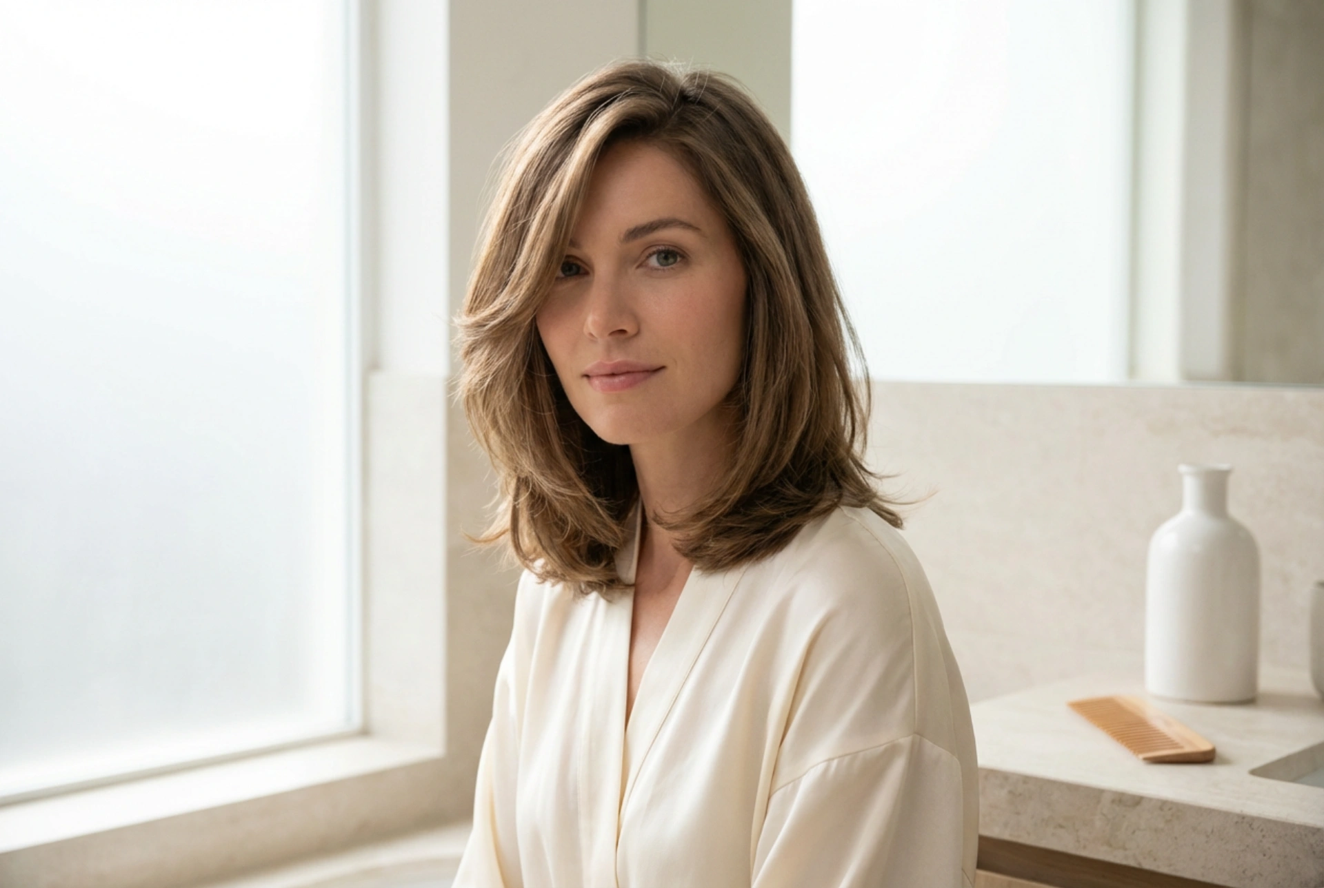 Dameskapsel voor een rond gezicht: lengtes, scheiding en volume