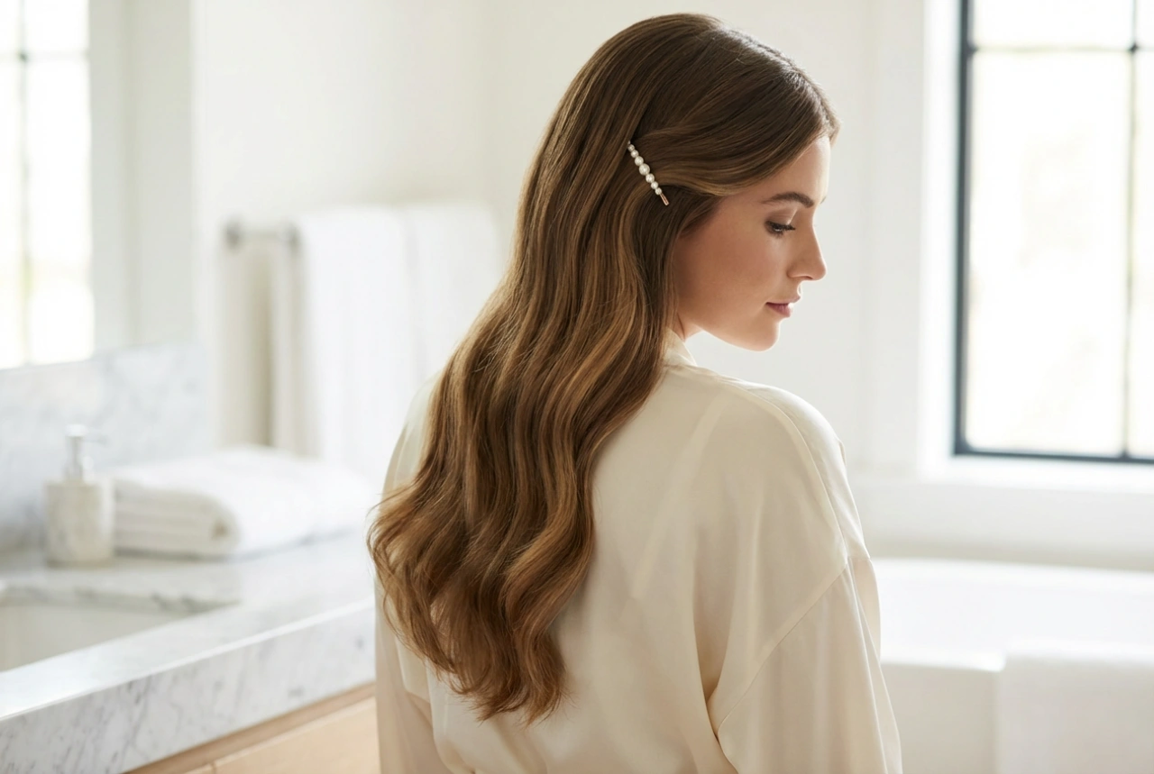 Subtiele elegantie: communiekapsels voor lang haar zonder touperen