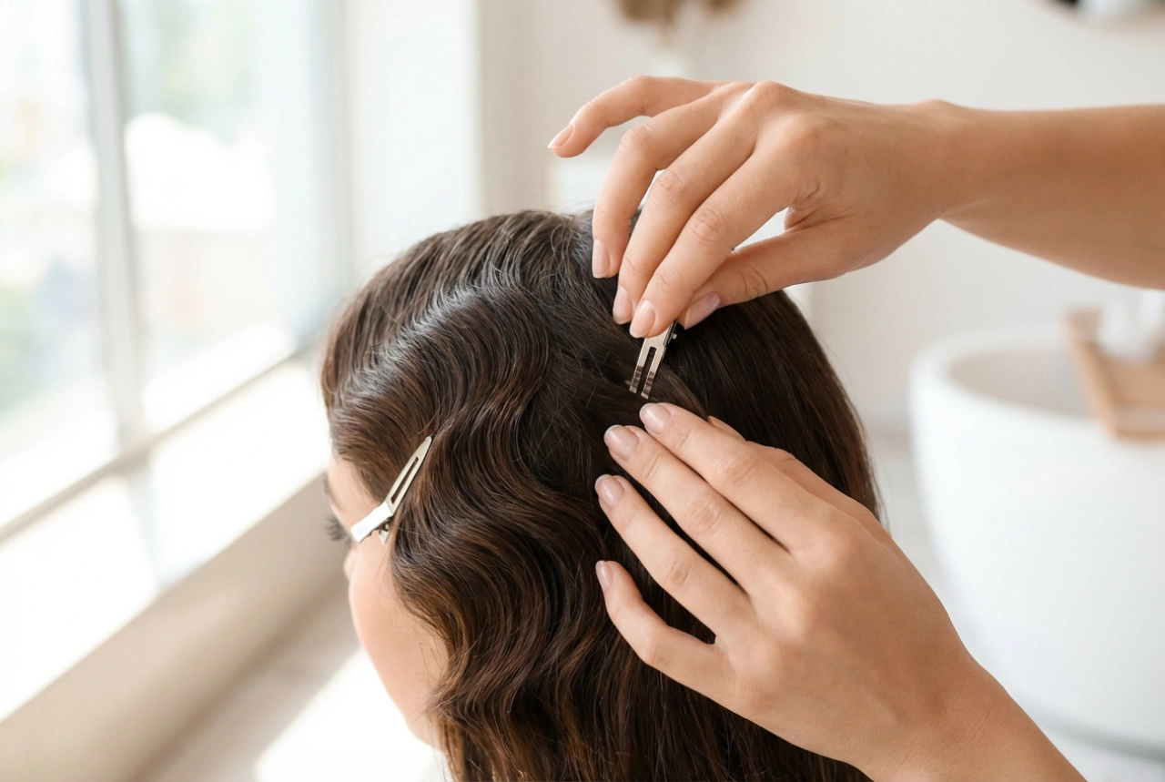 Hoe maak je een jaren '20 kapsel voor lang haar: finger waves stap voor stap