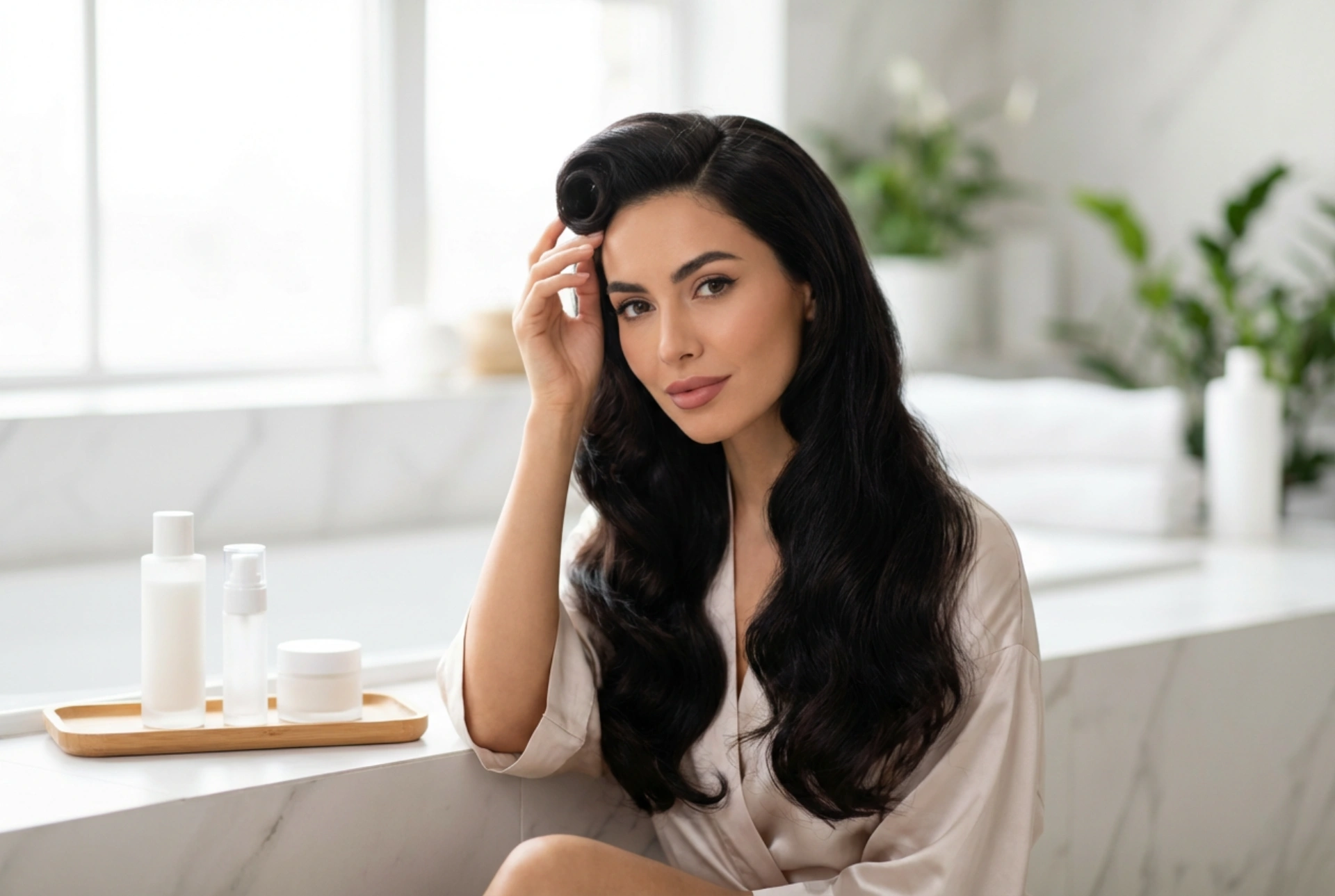 Kapsels uit de jaren 50 voor lang haar: krullen, victory rolls en elegante opsteekkapsels